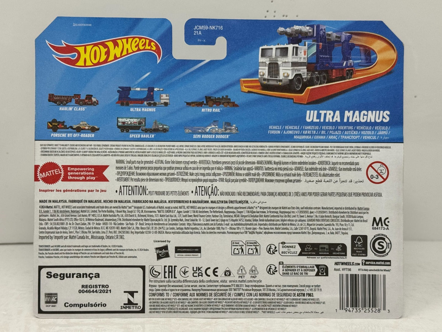 Hot Wheels Track Fleet Transformers Ultra Magnus 1:64 Diecast