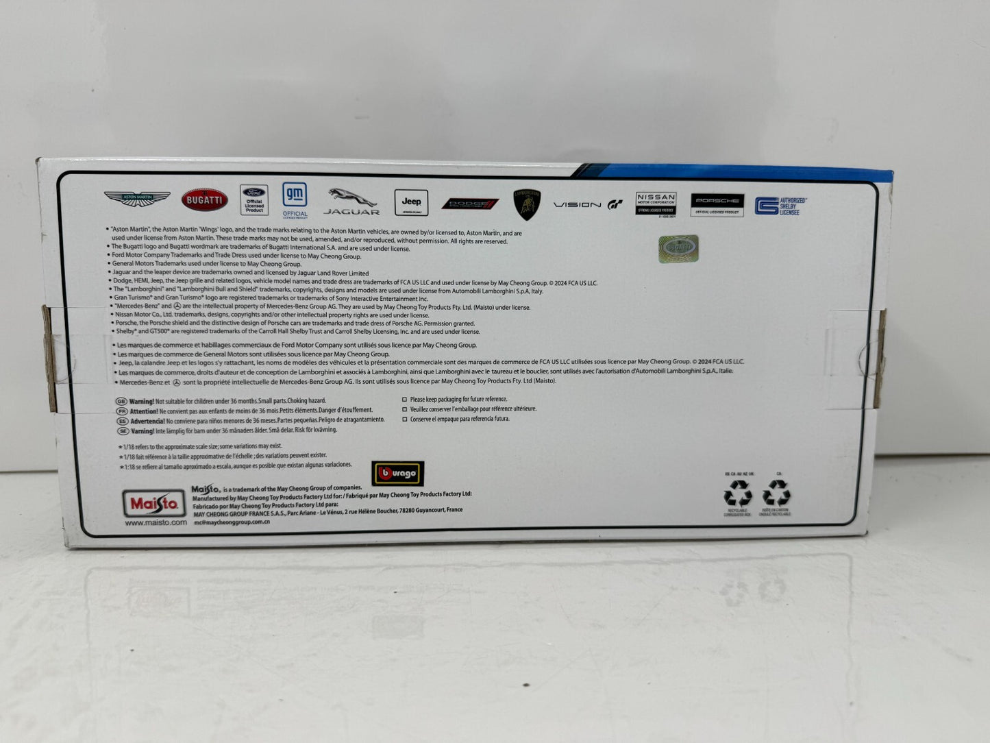 Maisto Bugatti Chiron Special Edition 1:18 Diecast