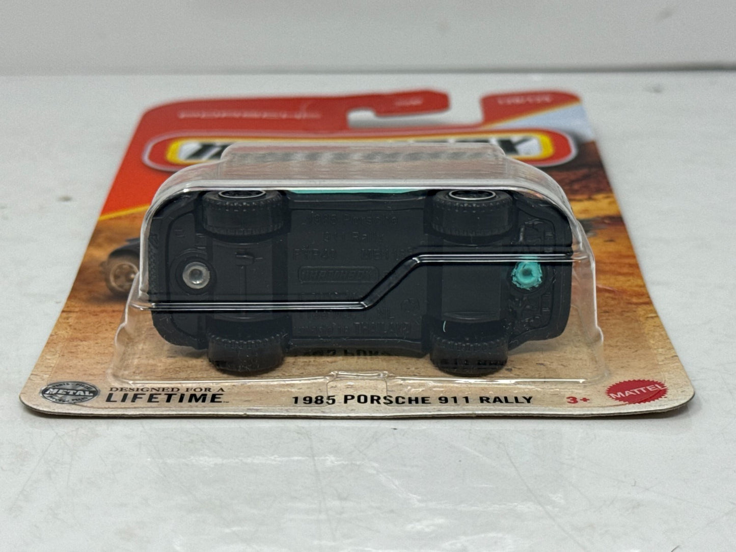 Matchbox 1985 Porsche 911 Rally 1:64 Diecast Teal