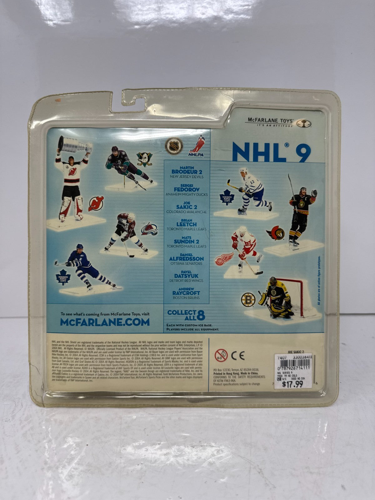 McFarlane NHL Joe Sakic Colorado Avalanche Series 9 Figure