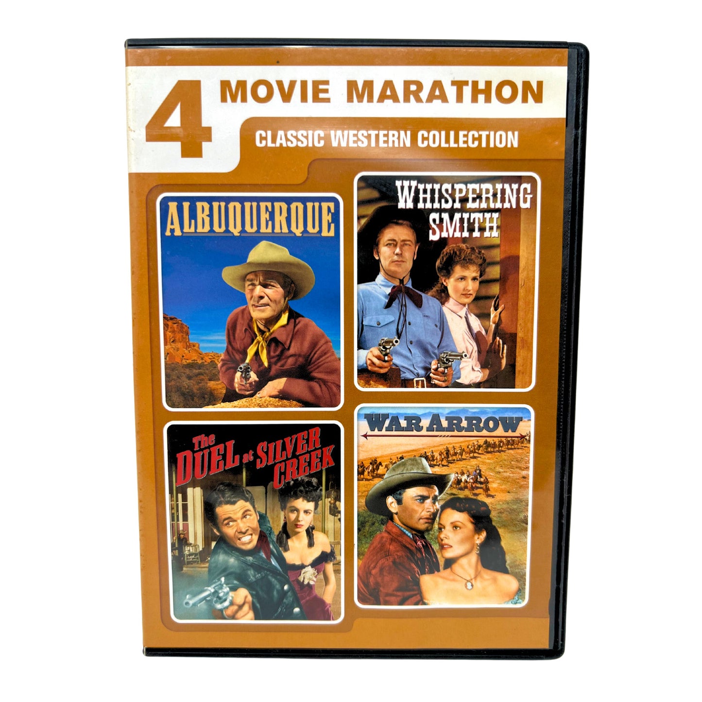4 Movie Marathon: Classic Western Collection (DVD) Good Condition!!!