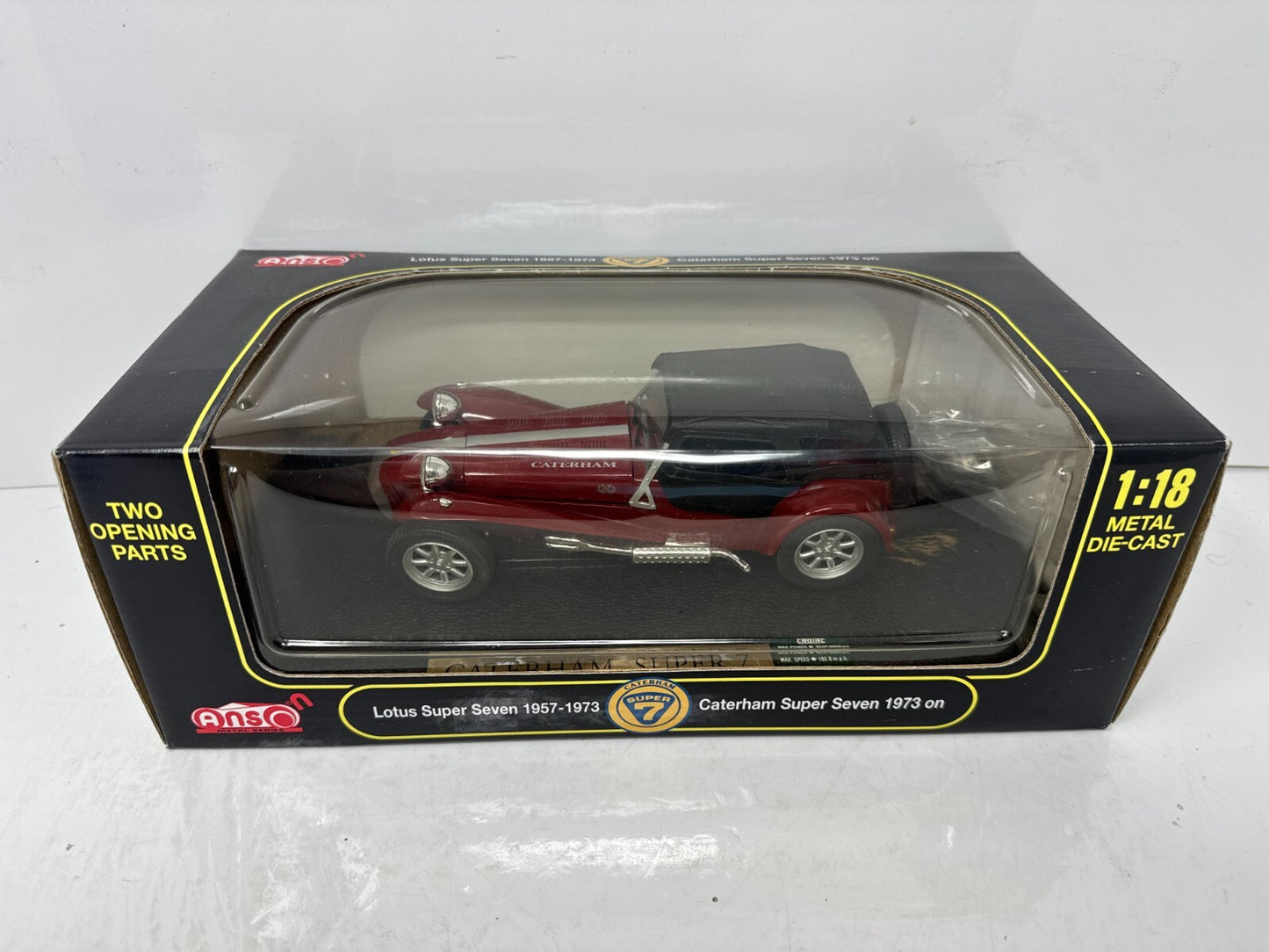 Anson Caterham Super Seven 1:18 Diecast