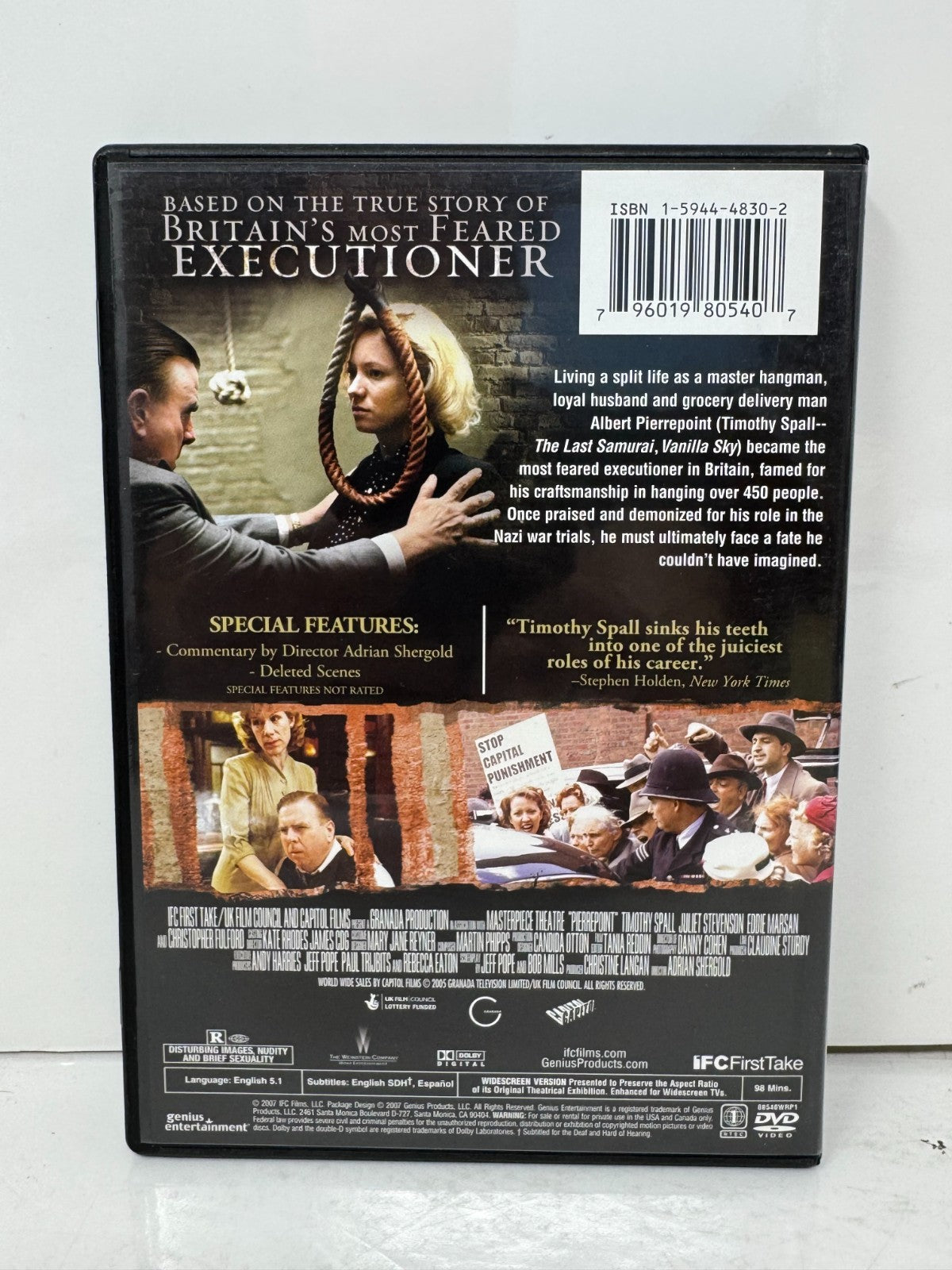 Pierrepoint: The Last Hangman (DVD) Drama Good Condition!!!