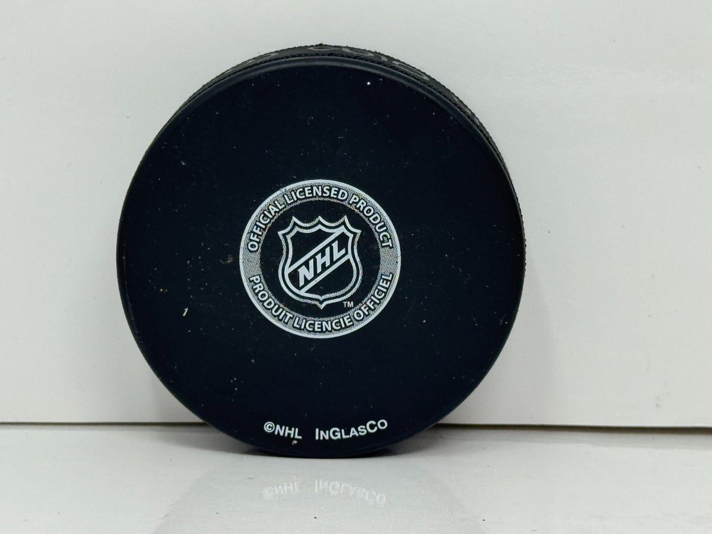 Rick Vaive Toronto Maple Leafs Signed NHL Autograph Puck Silver Auto