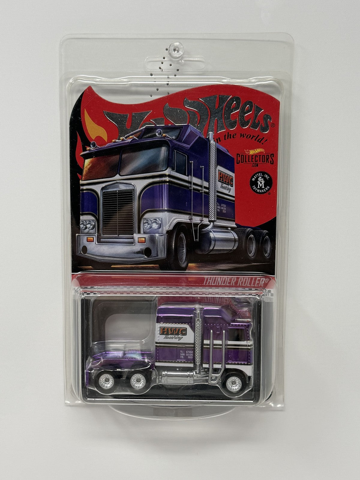 Hot Wheels RLC Red Line Club Thunder Roller 1:64 Diecast Purple 09164/20000