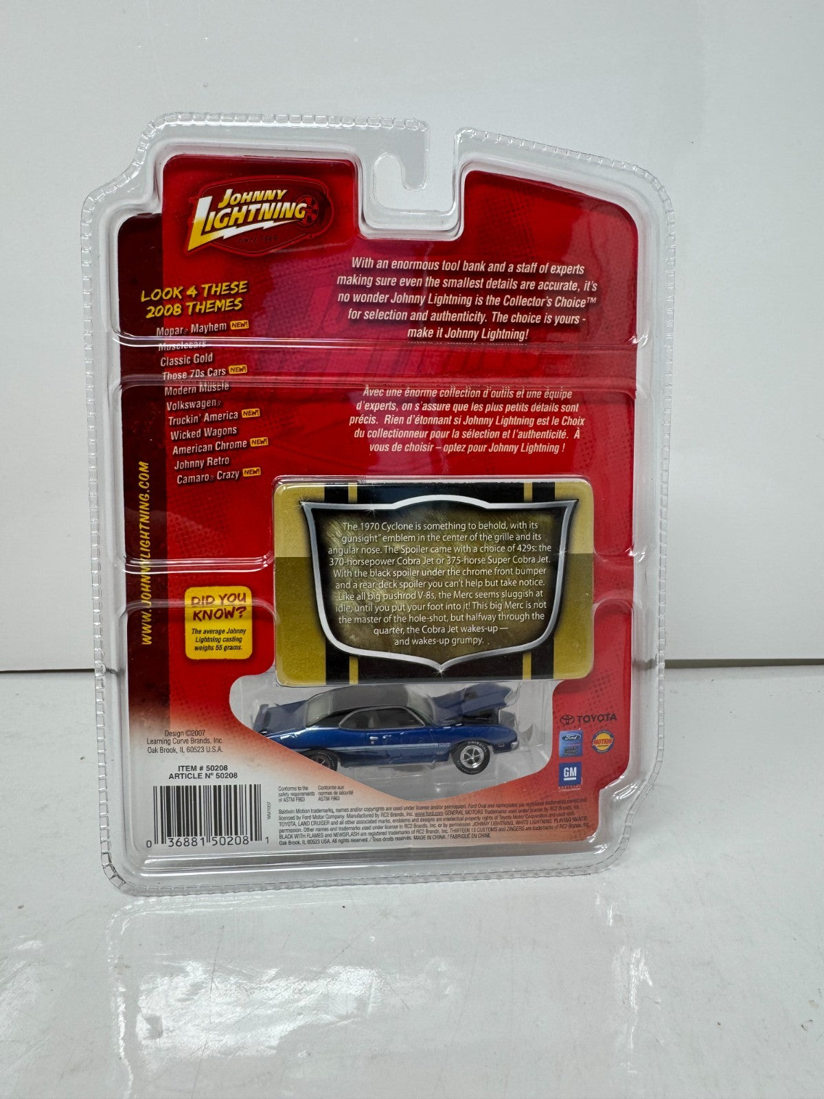 Johnny Lightning Classic Gold 1970 Mercury Cyclone Spoiler 1:64 Diecast