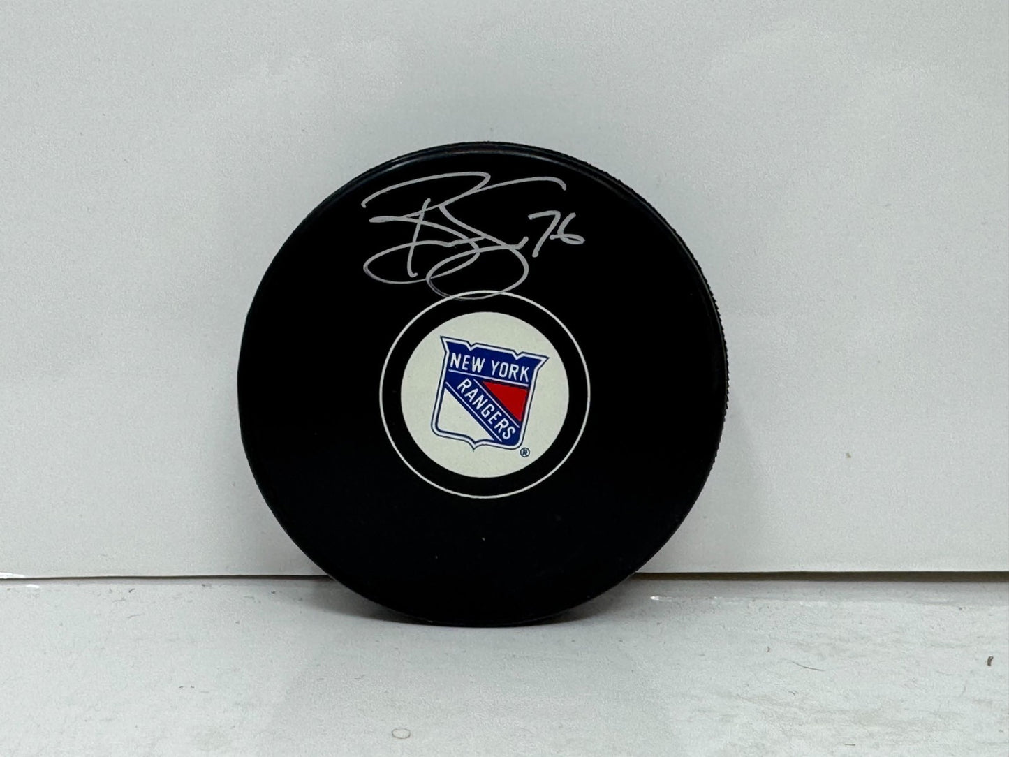 Brady Skjei New York Rangers Fanatics Signed NHL Autograph Puck COA