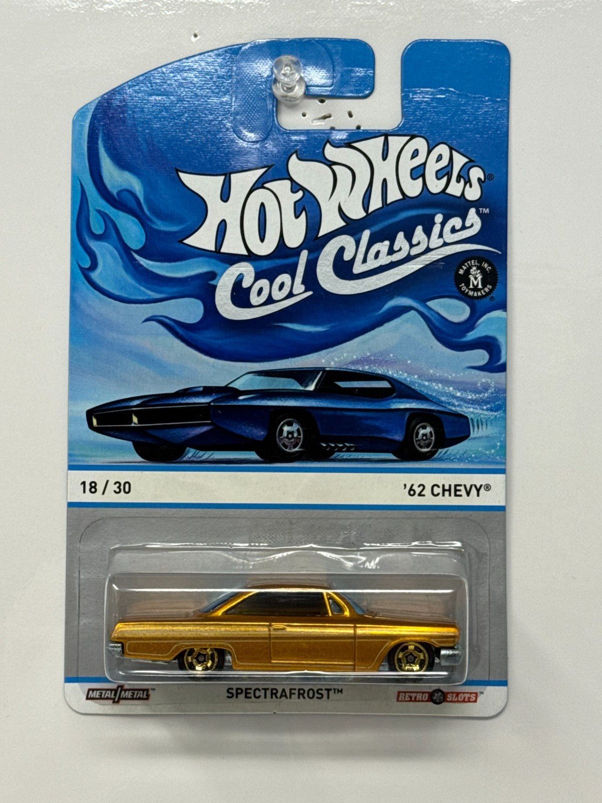 Hot Wheels Cool Classics 1962 Chevy Spectrafrost 1:64 Diecast