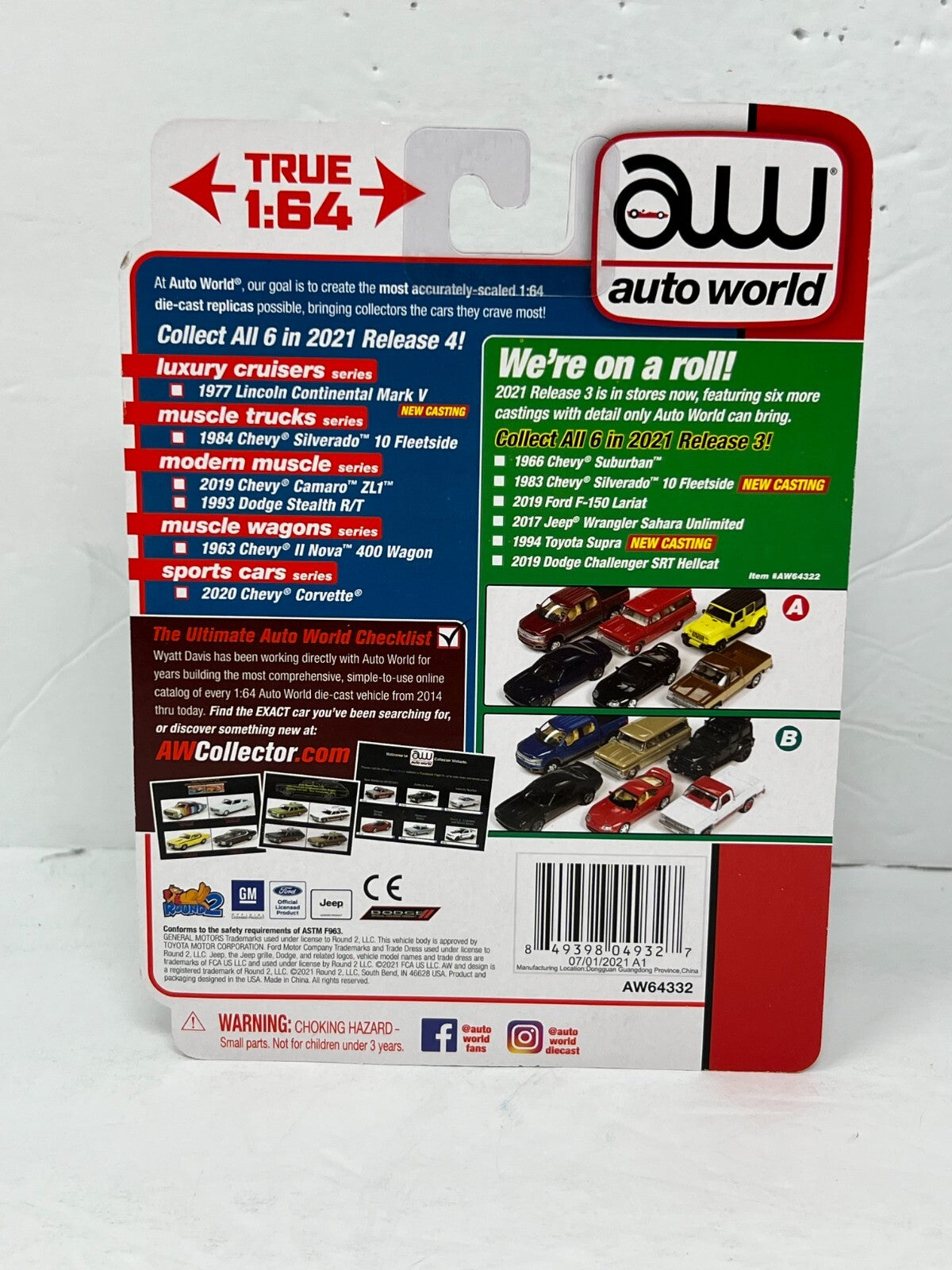 Auto World Modern Muscle 1993 Dodge Stealth R/T 1:64 Diecast Version A