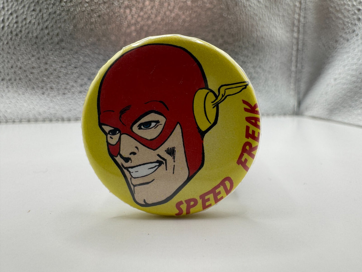 DC The Flash Speed Freak Pin-back Button UDT1