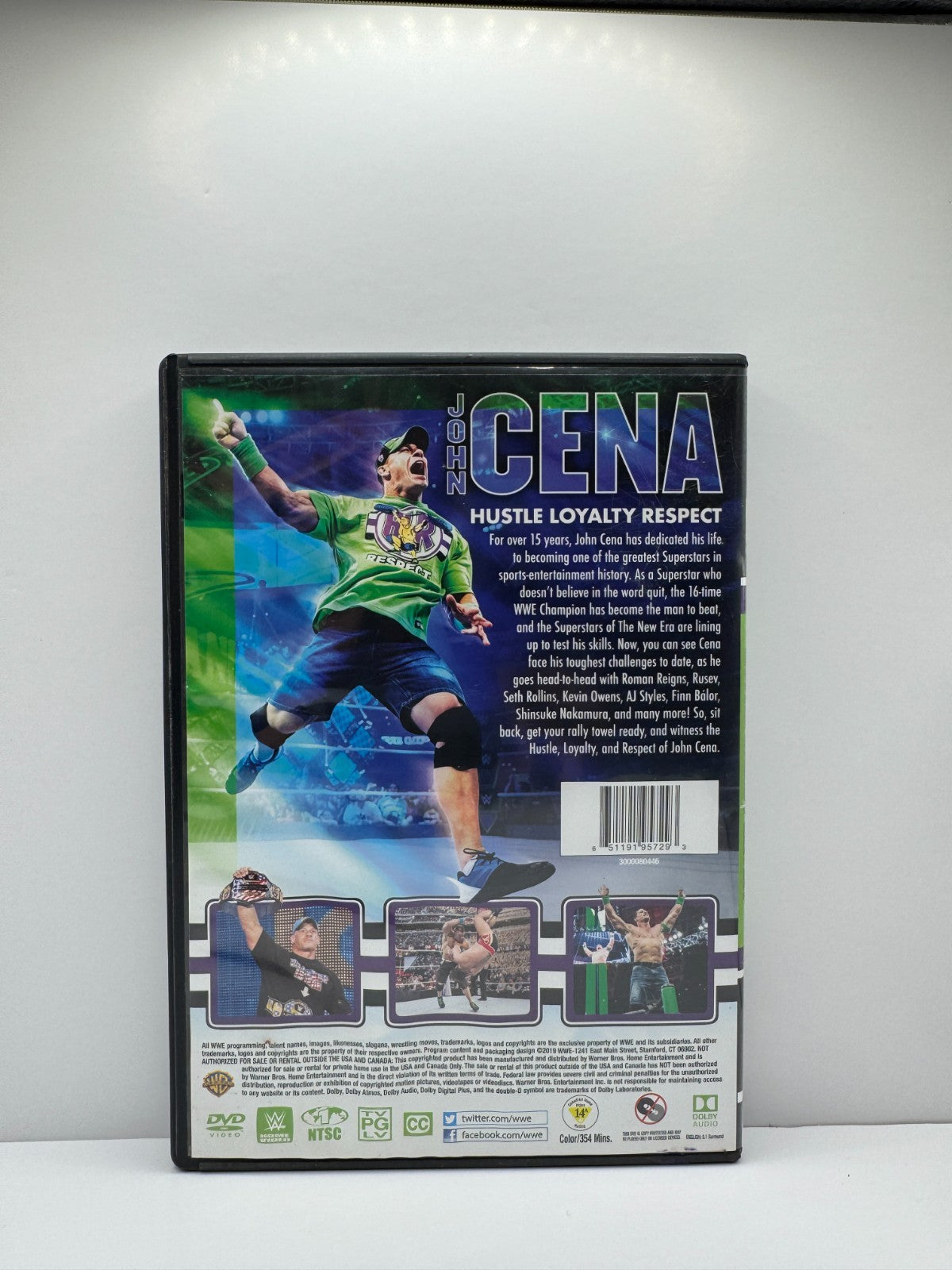 WWE: John Cena Hustle Loyalty Respect (DVD) John Cena Wrestling