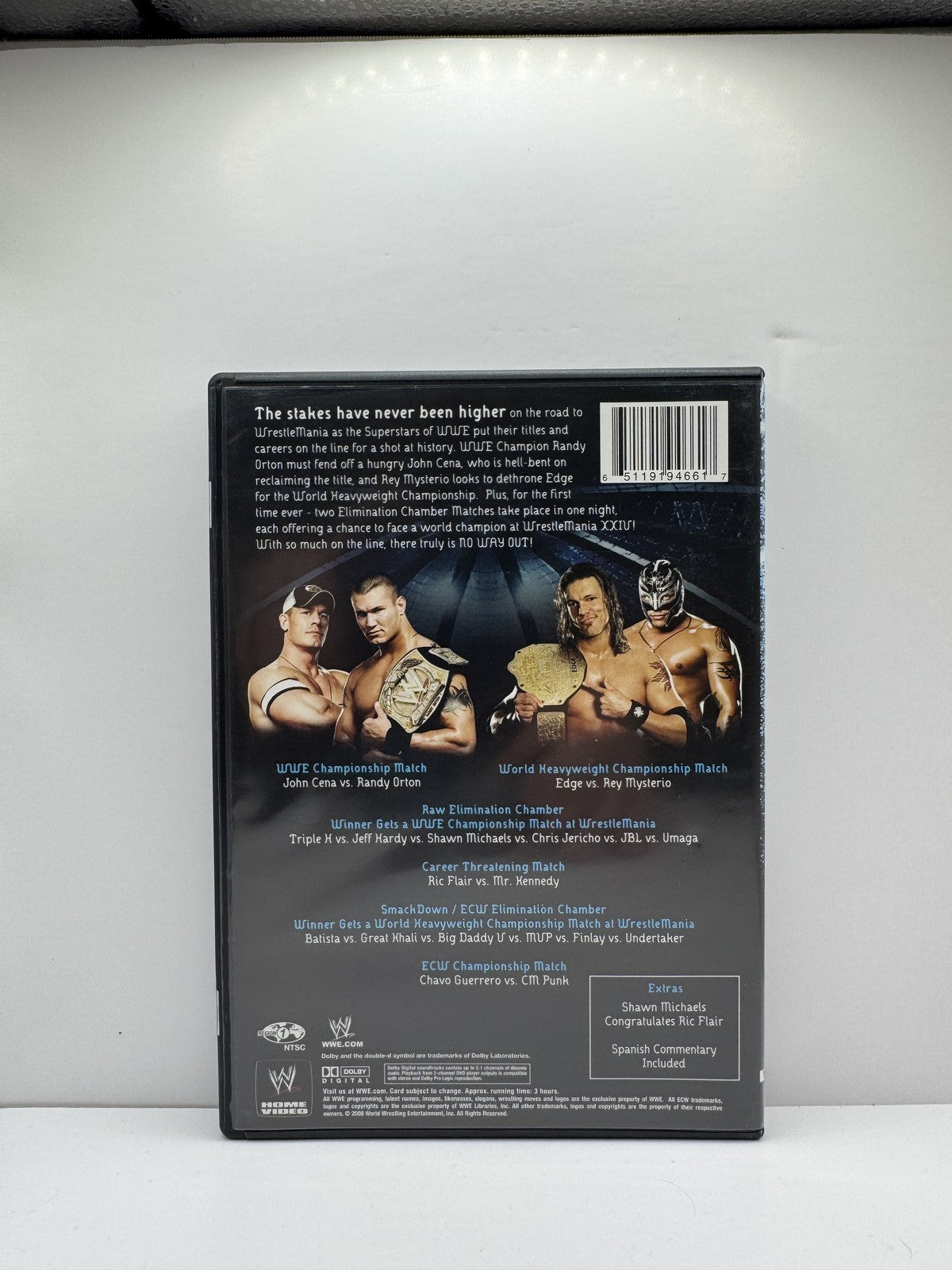WWE No Way Out 2008 (DVD) WWE Wrestling