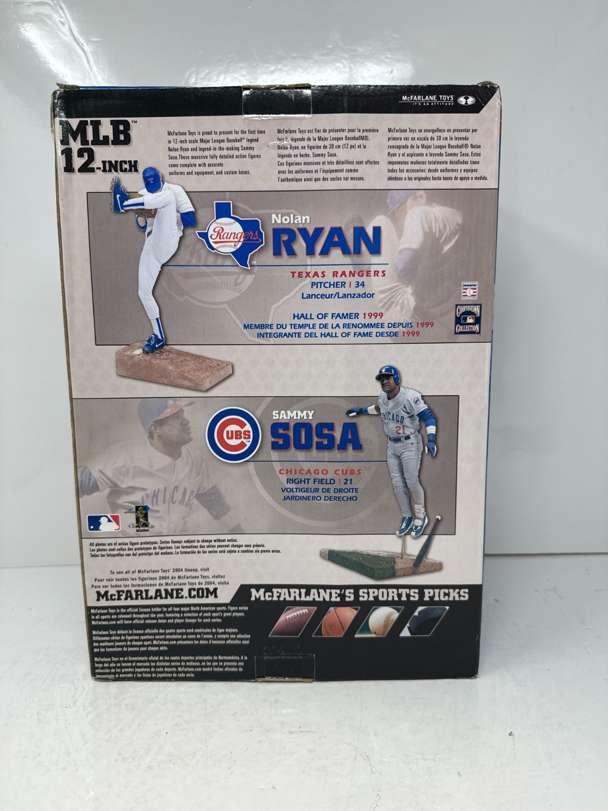 McFarlane MLB Nolan Ryan Texas Rangers 12" Inch Baseball Figure