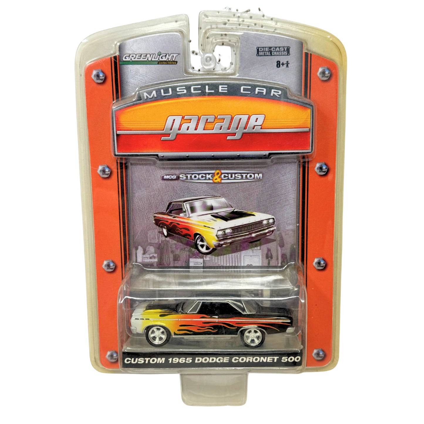 Greenlight Custom 1965 Dodge Coronet 500 Muscle Car Garage 1:64 Diecast