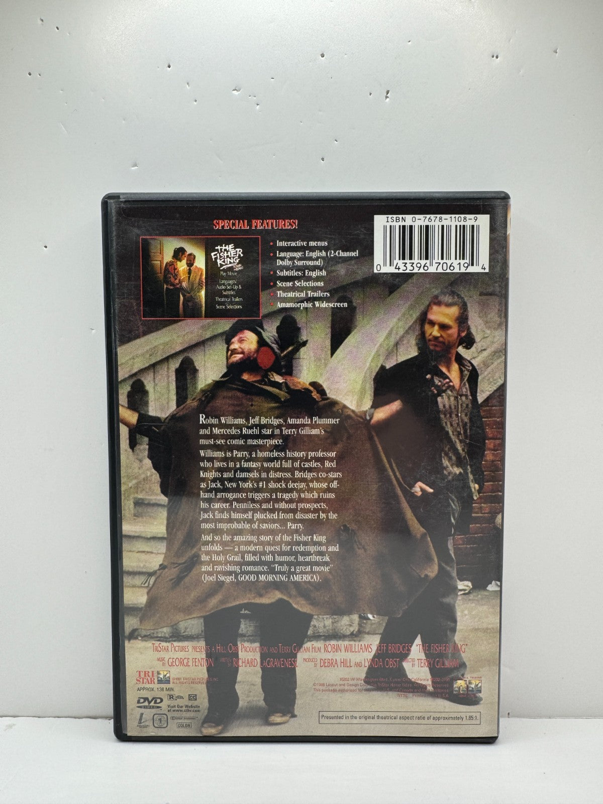 The Fisher King (DVD) Robin Williams Drama