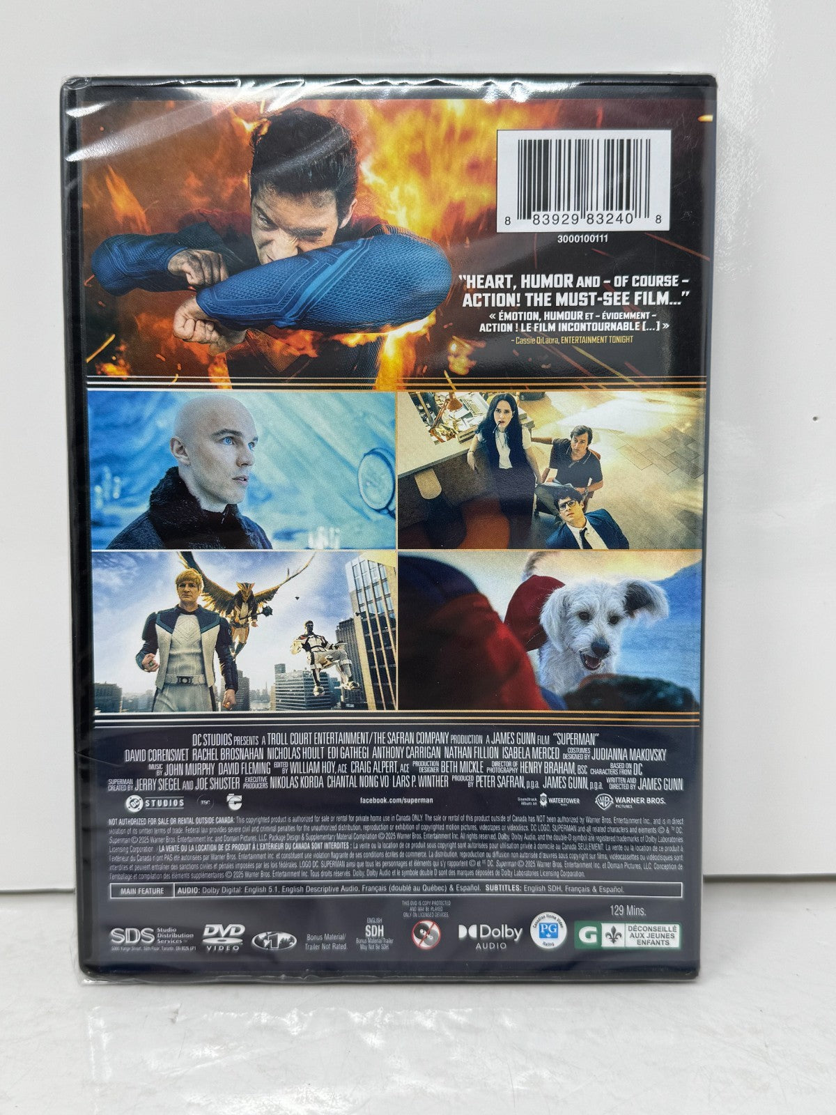 Superman (2025) (DVD) David Corenswet DC Studios Brand New and Sealed!!!