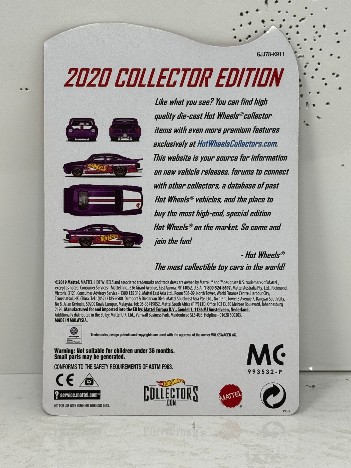 Hot Wheels 1965 Volkswagen Fastback 2020 Red Line Club RLC 1:64 Diecast