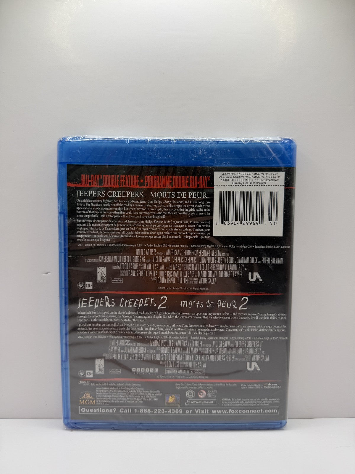 Jeepers Creepers 1 & 2 Double Feature (Blu-ray) Horror Collection
