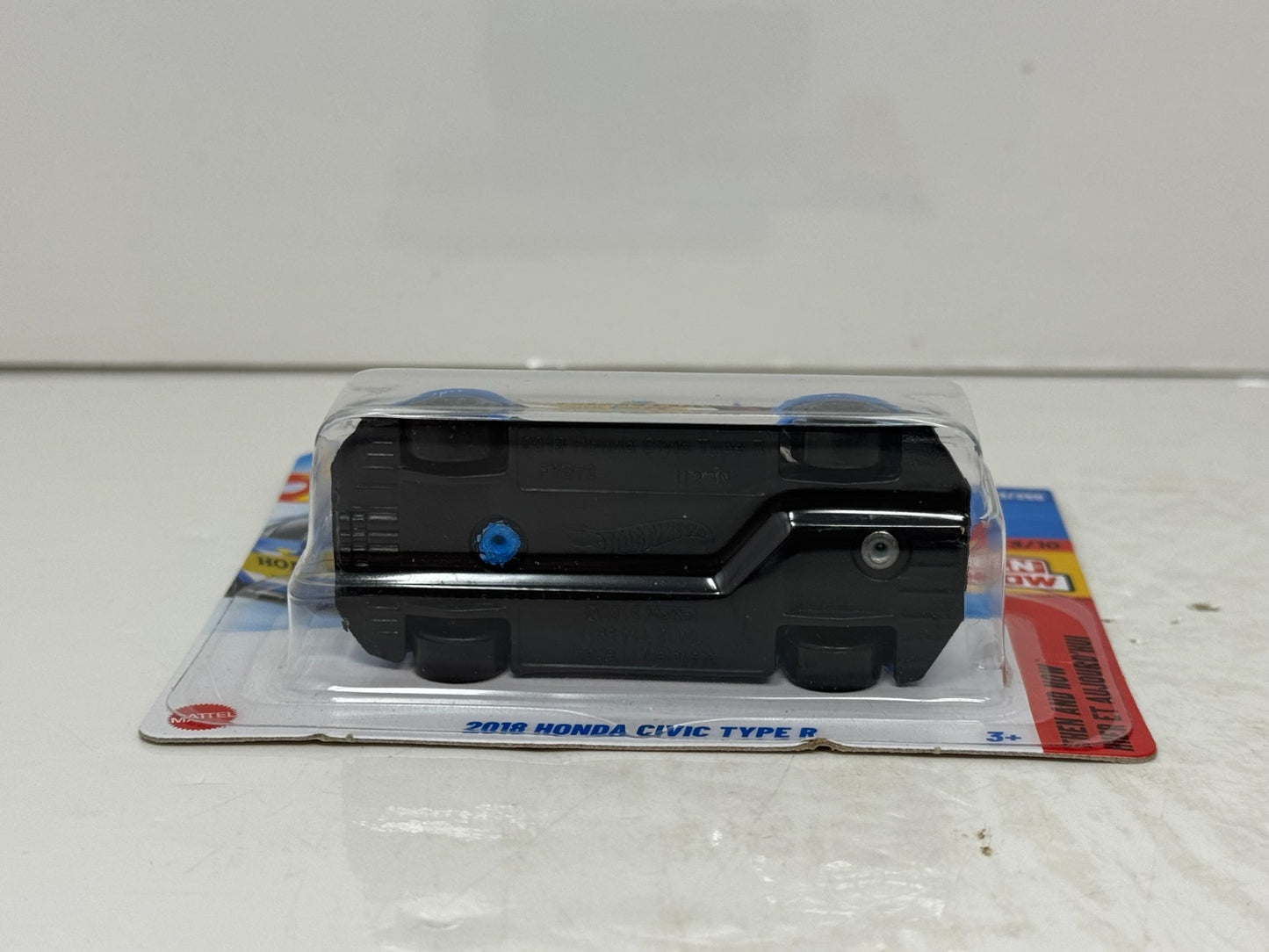Hot Wheels Then and Now 2018 Honda Civic Type R 1:64 Diecast Blue Short Card