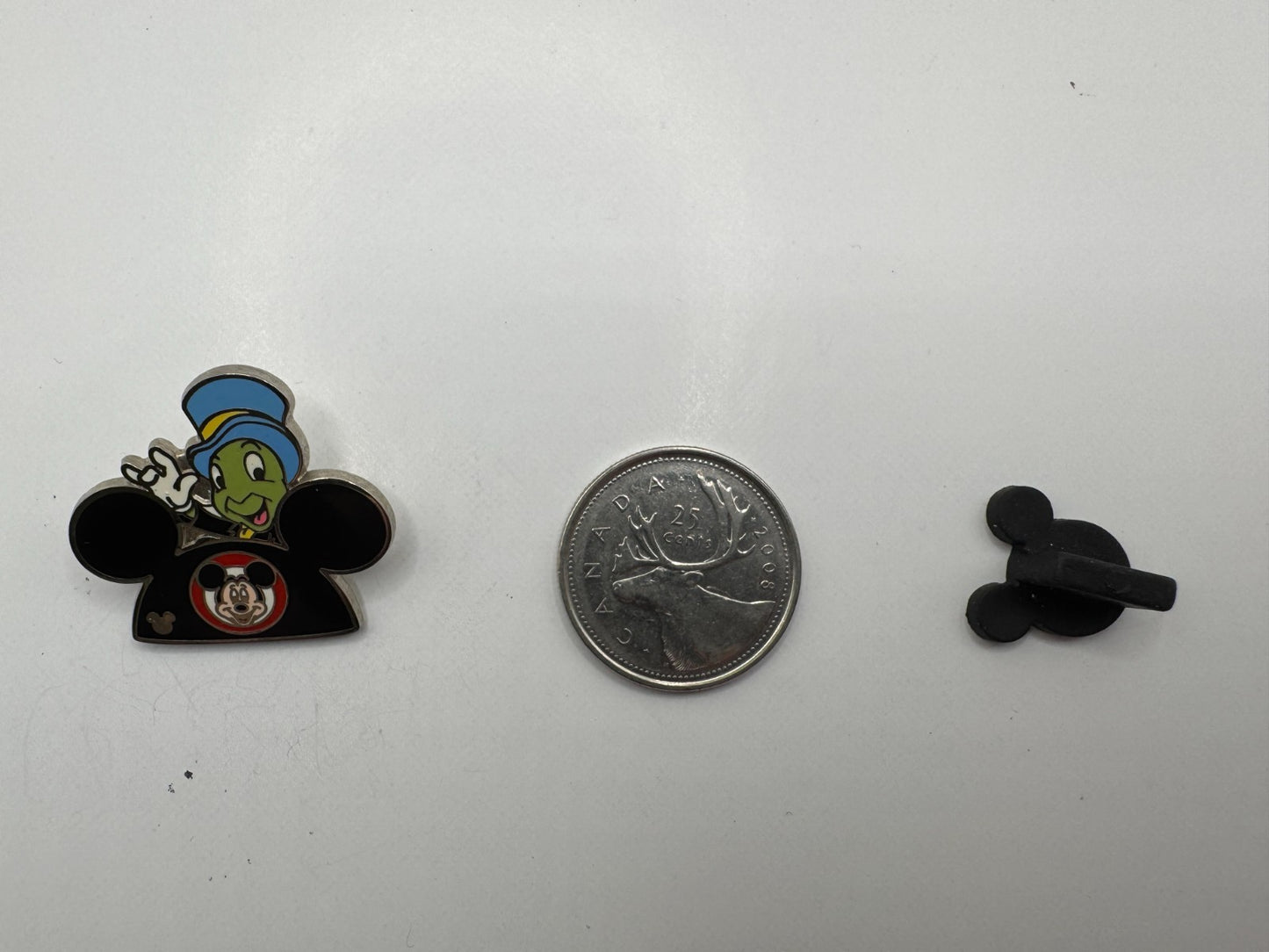 WDW Disney Mickey Ears Hat Jiminy Cricket Hidden Mickey Pinocchio Trading Pin DC1S3