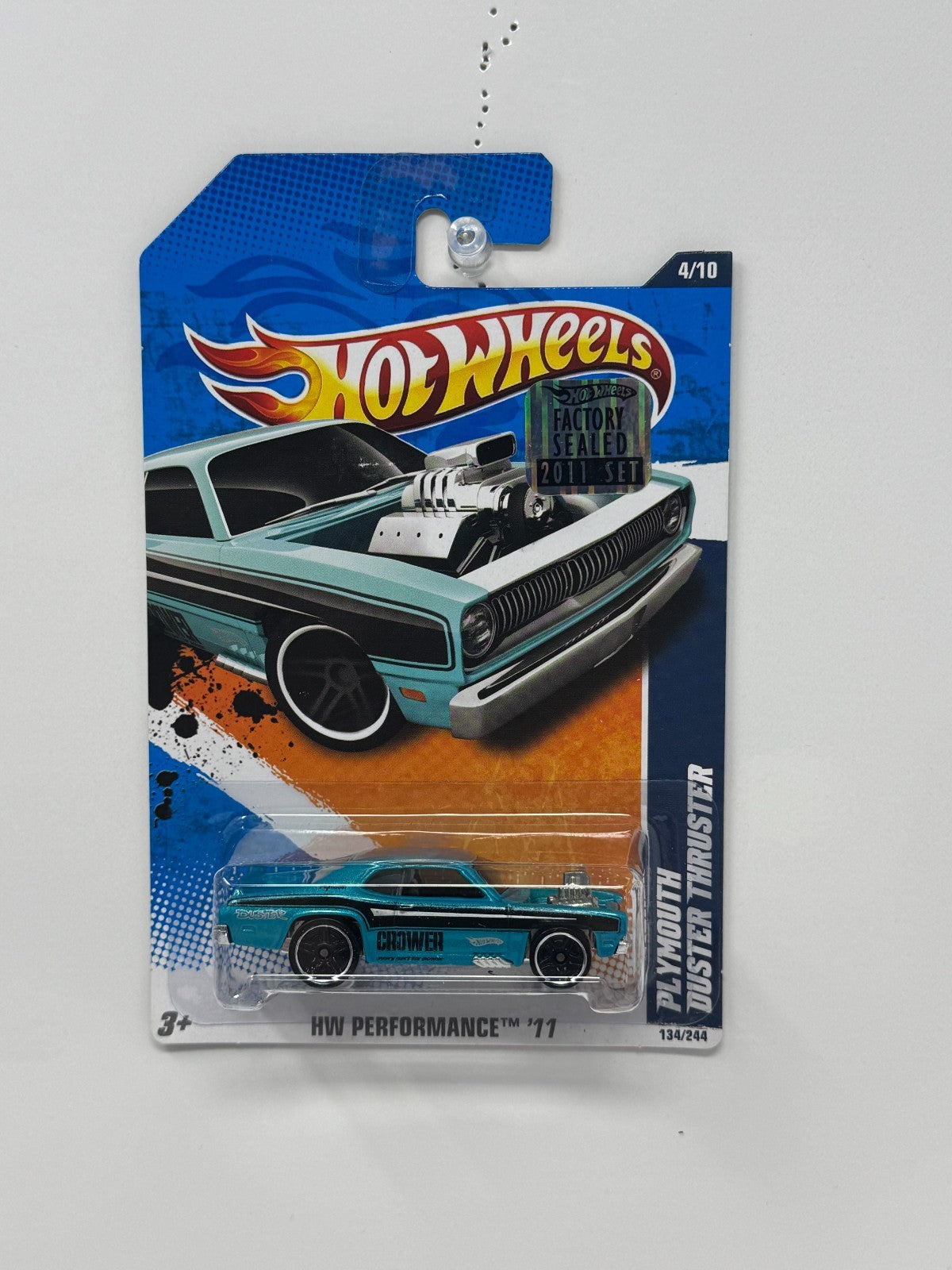 Hot Wheels Performance Plymouth Duster Thruster 1:64 Diecast Blue Factory Sealed