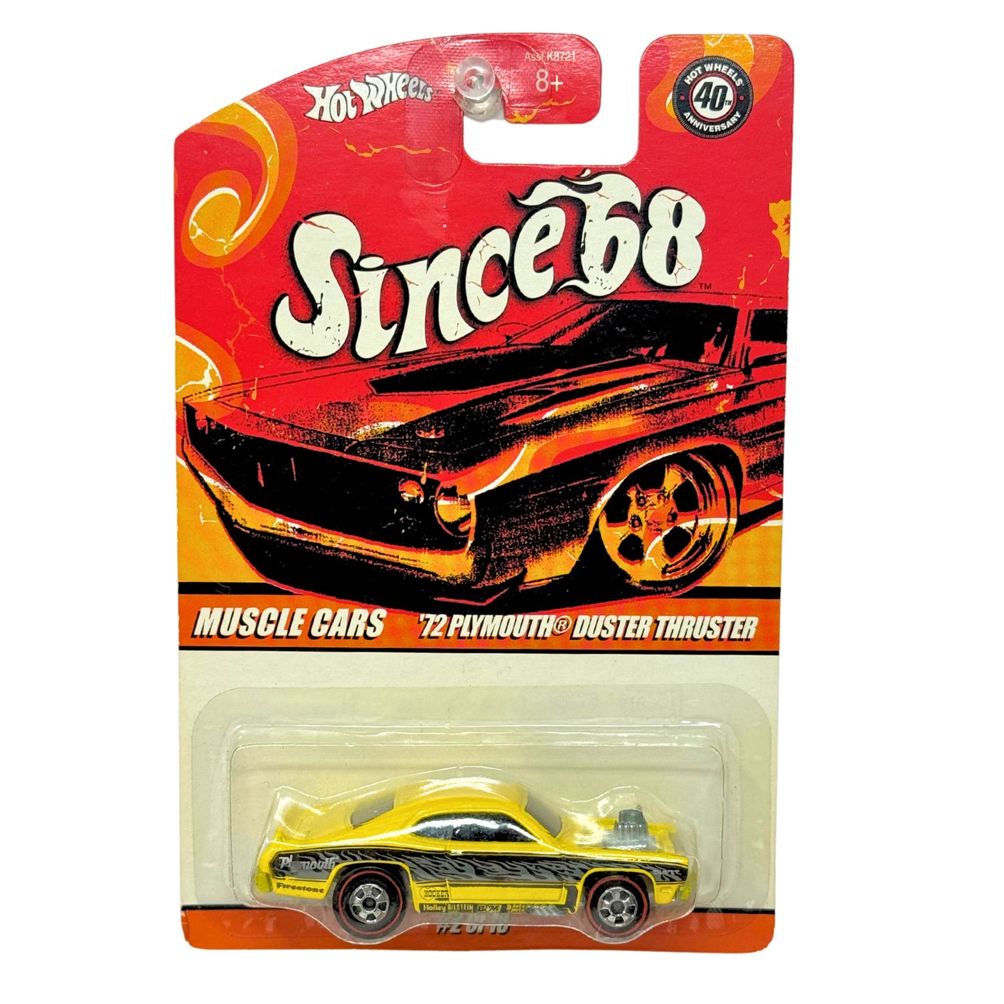 Hot Wheels Since '68 Muscle Cars 1972 Plymouth Duster Thruster 1:64 Diecast