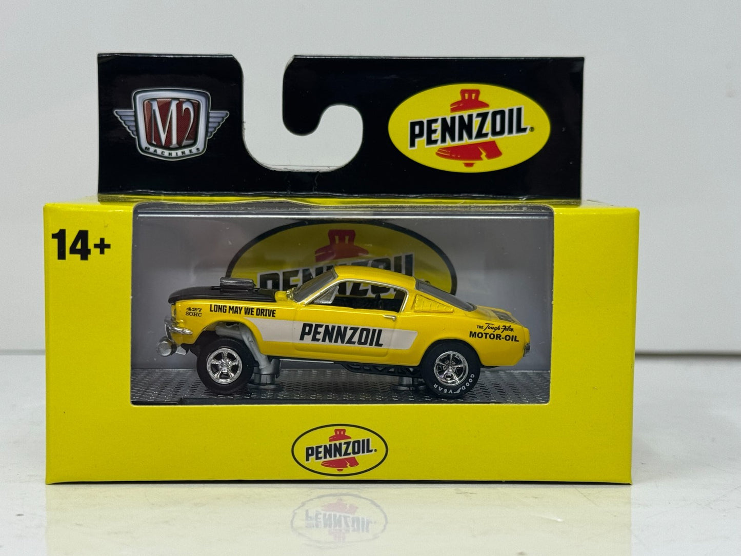 M2 Machines Pennzoil 1966 Ford Mustang Gasser 1:64 Diecast