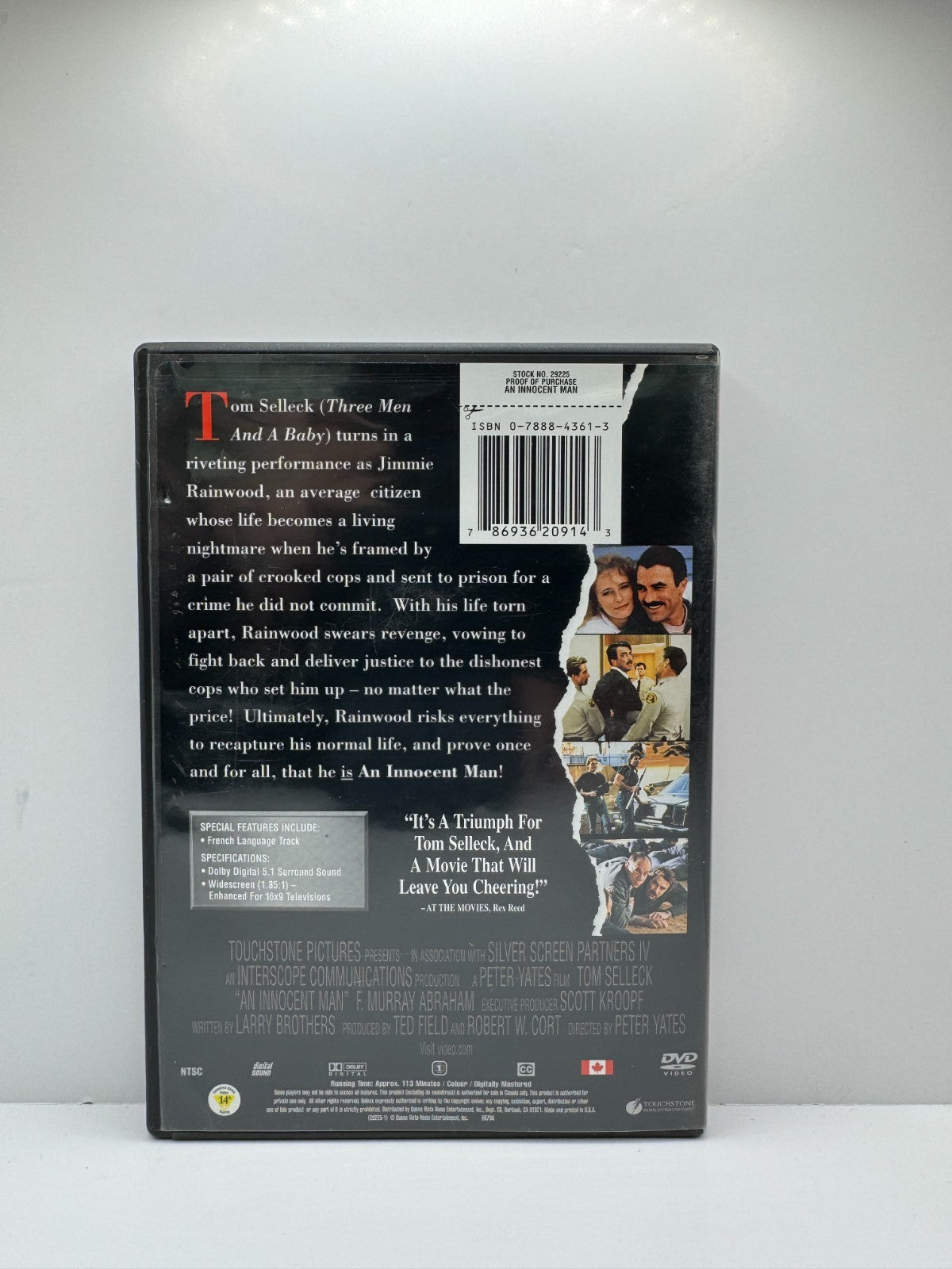 An Innocent Man (DVD) Tom Selleck Crime