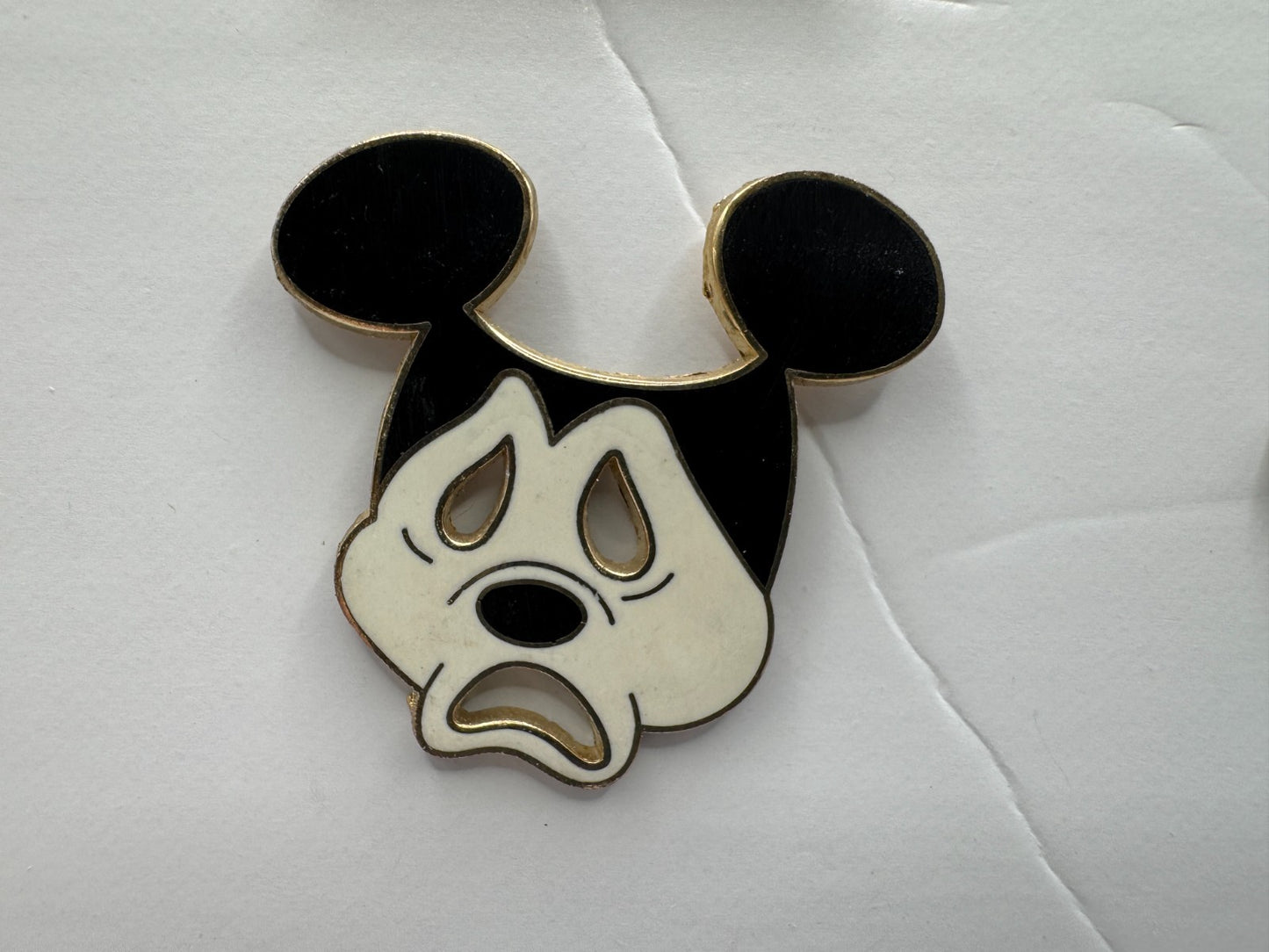 Disney Mickey Mouse Tragedy Mask Trading Pin DC2S1