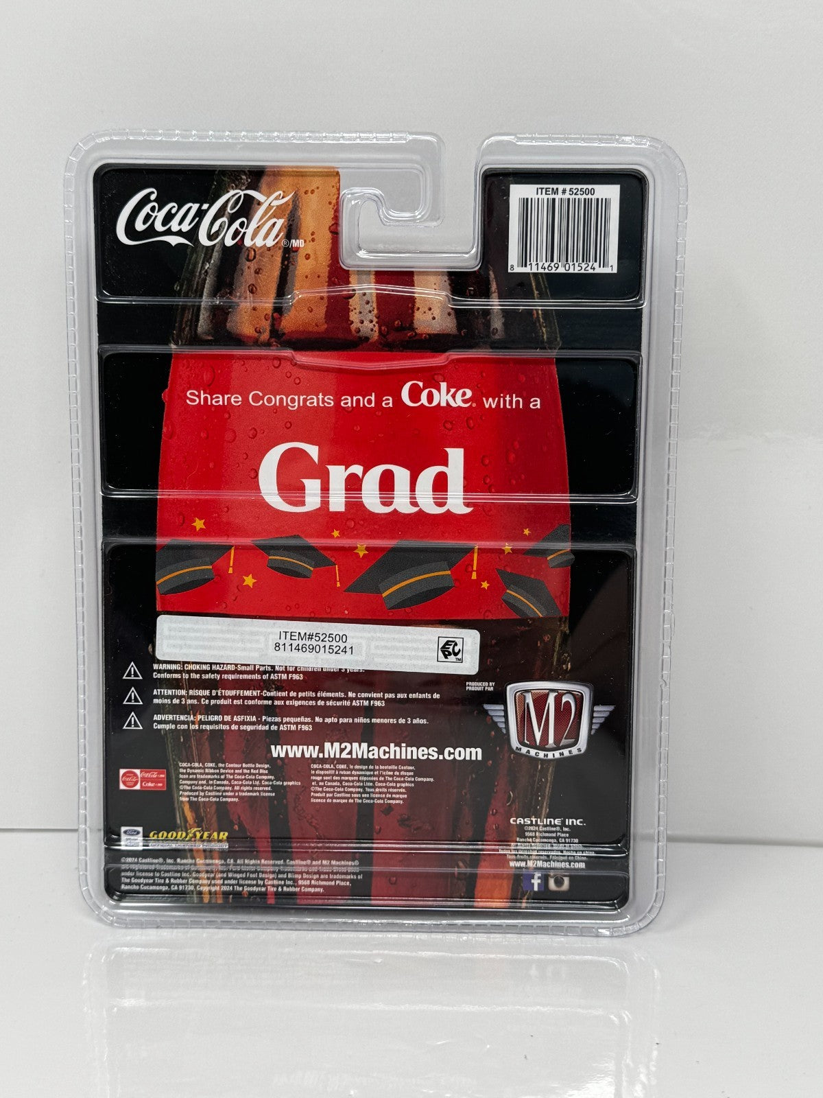 M2 Machines Coca-Cola Grad 1990 Ford Mustang GT 1:64 Diecast
