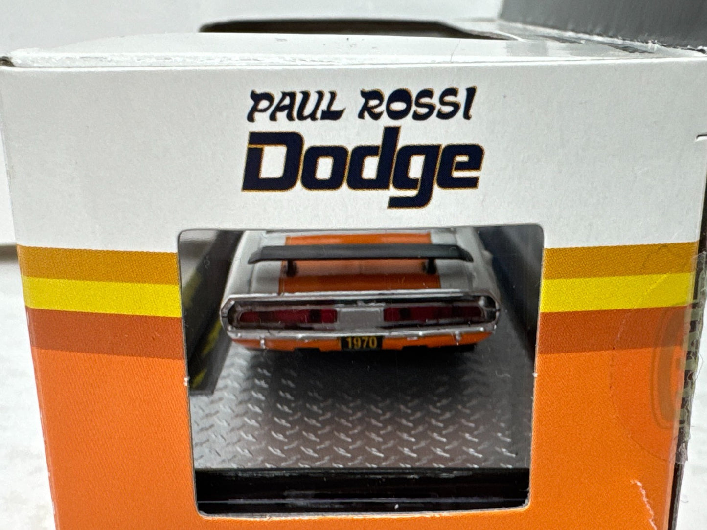 M2 Machines 1970 Dodge Challenger T/A Paul Rossi Drag Car 1:64 Diecast Auto'd