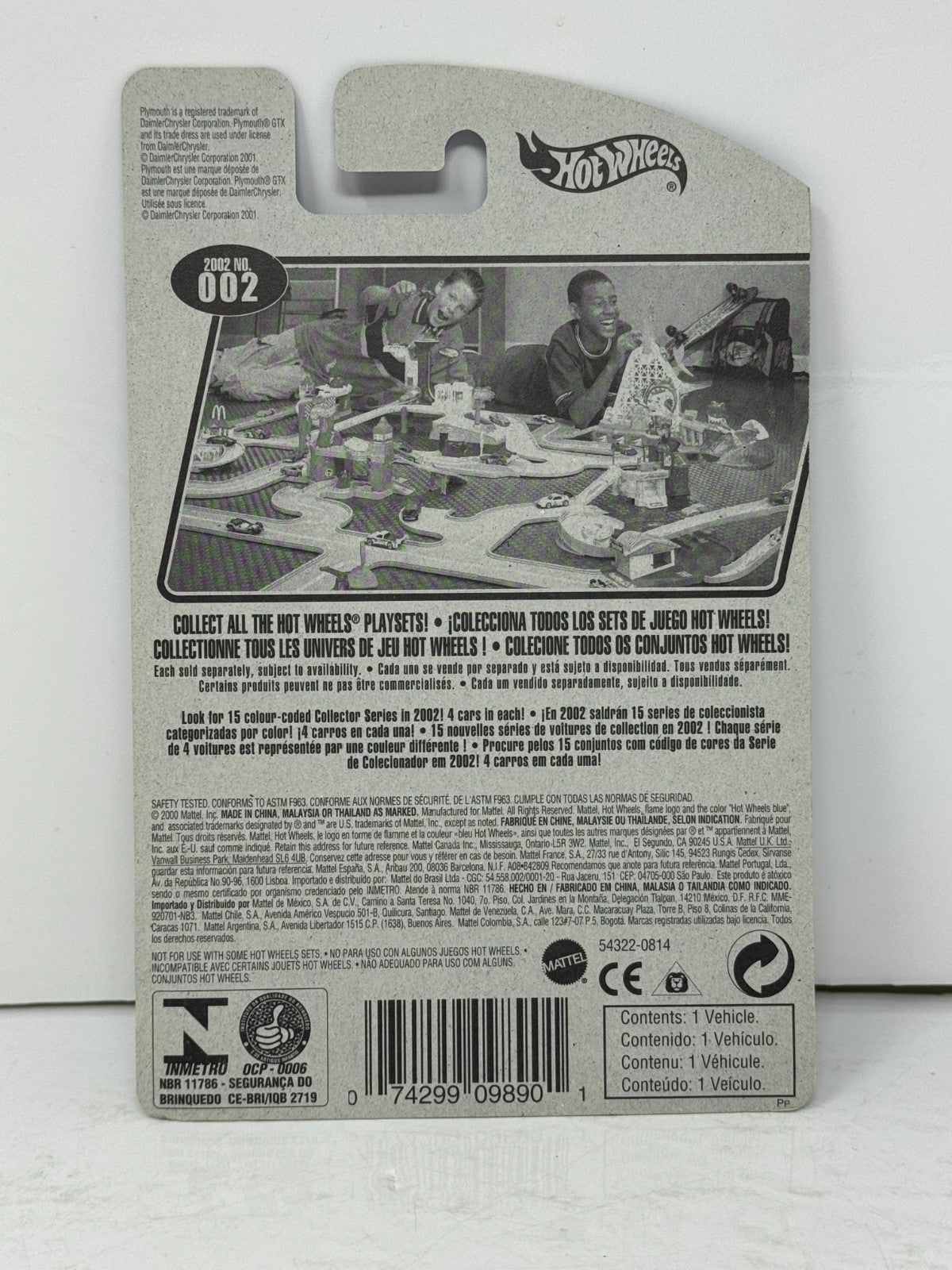 Hot Wheels T-Hunt 1971 Plymouth GTX 1:64 Diecast Real Riders