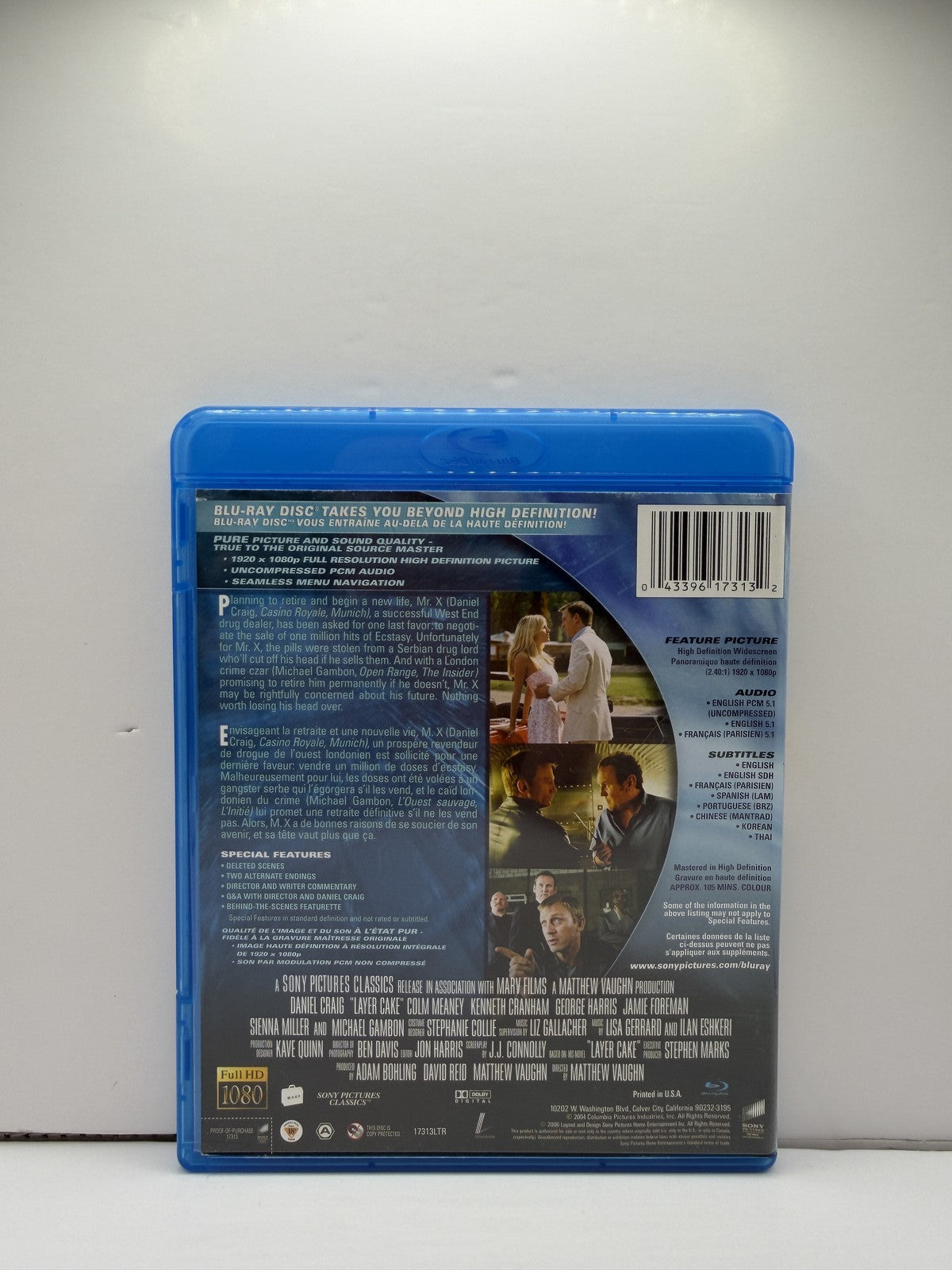 Layer Cake (Blu-ray) Daniel Craig Sienna Miller British Crime Thriller