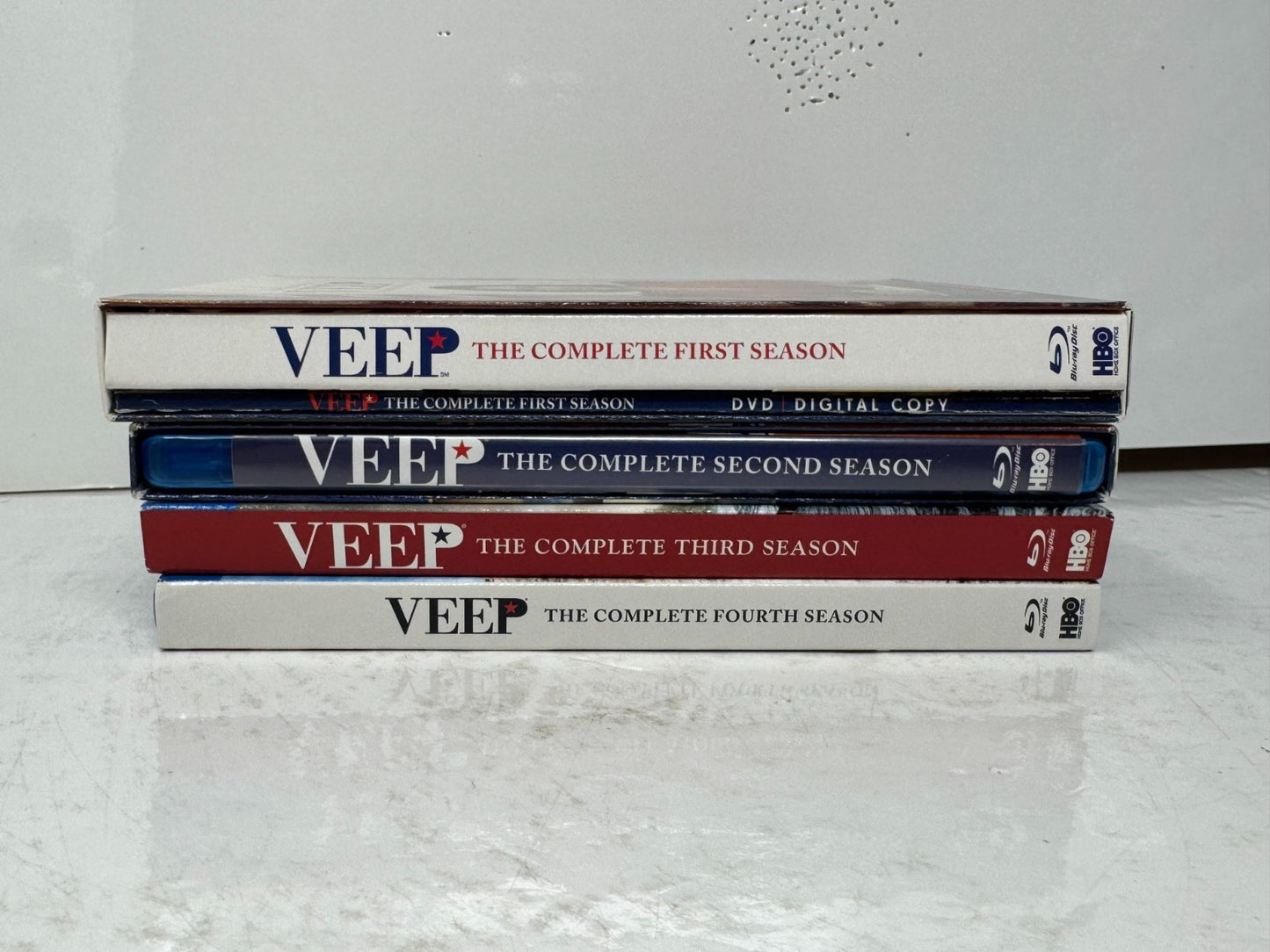 Veep Seasons 1-4 (Blu-ray) Julia Louis-Dreyfus Political Comedy TV Series