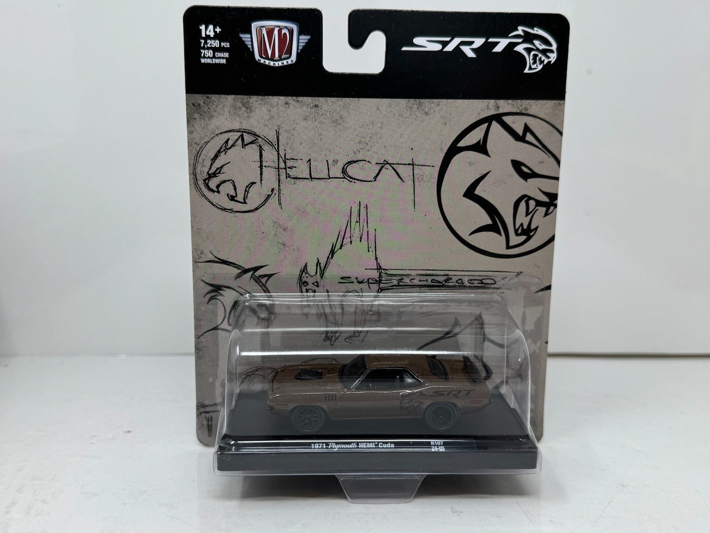 M2 Machines Auto Drivers 1971 Plymouth HEMI Cuda 1:64 Diecast