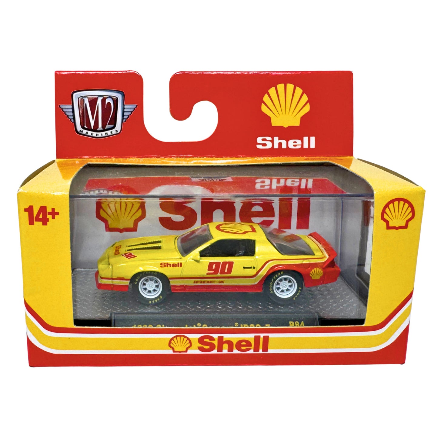 M2 Machines Shell 1990 Chevrolet Camaro IROC-Z 1:64 Diecast