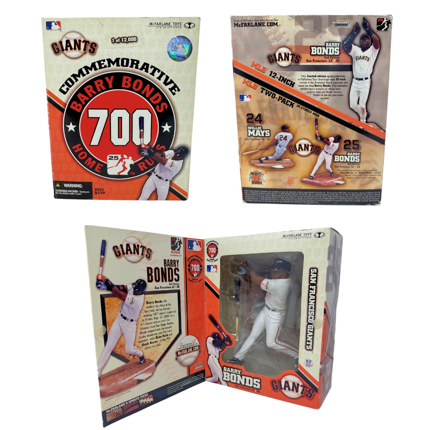 McFarlane MLB Barry Bonds San Francisco Giants Commemorative 700 Home Run Figure