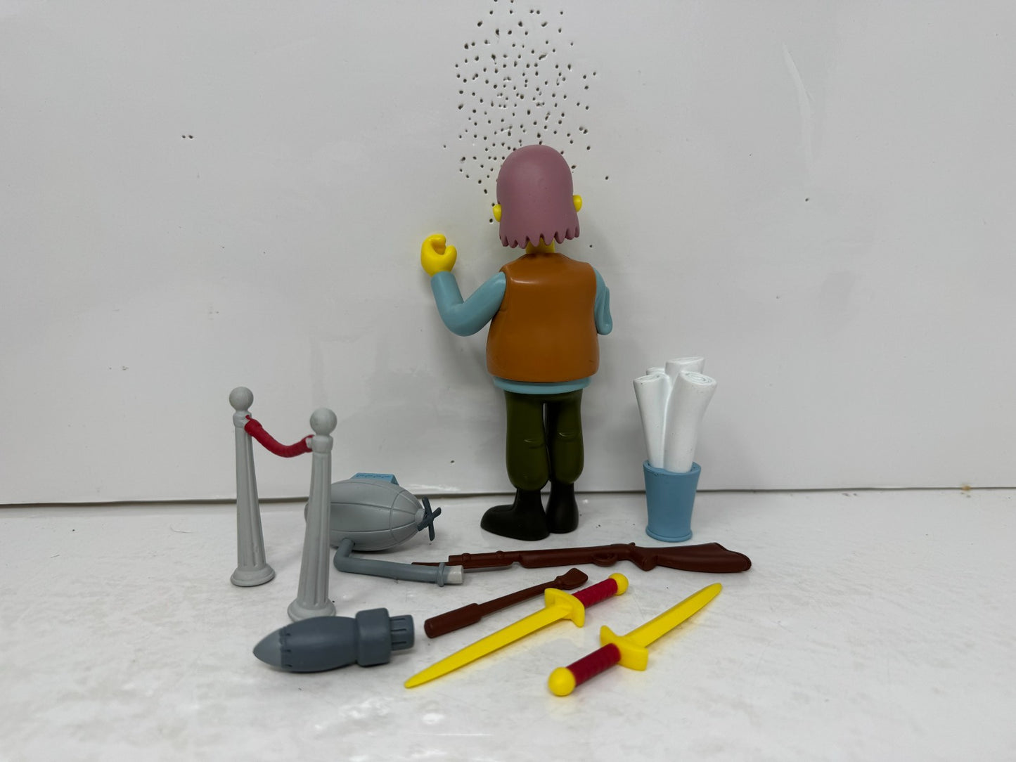 Simpsons World of Springfield Herman's Military Antique Store Playmates Playset