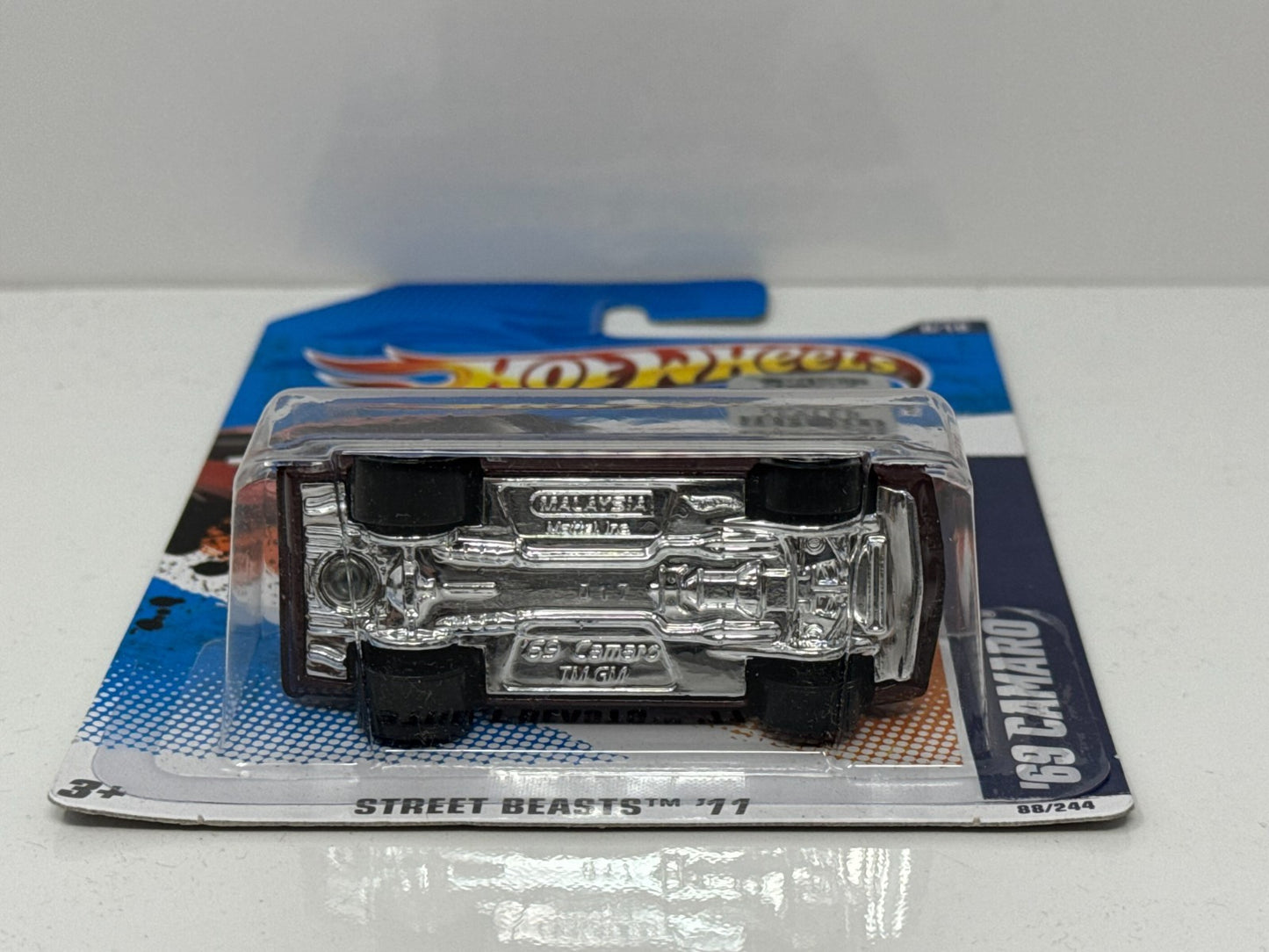 Hot Wheels Street Beasts 1969 Chevrolet Camaro 1:64 Diecast Factory Sealed