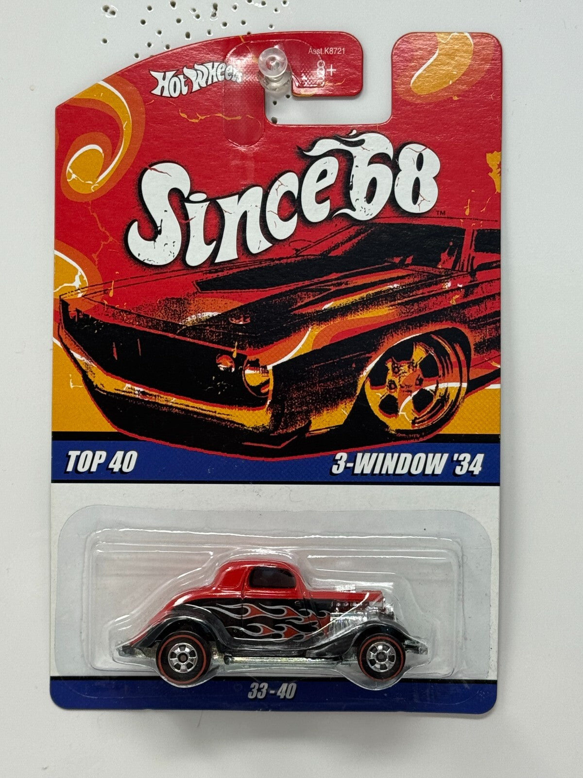 Hot Wheels Since '68 Top 40 1934 3-Window Muscle Car 1:64 Diecast