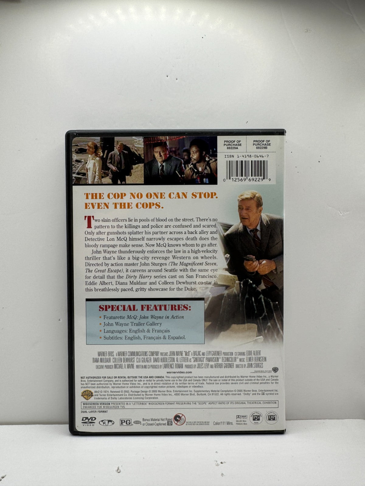 McQ (DVD) John Wayne Crime Action