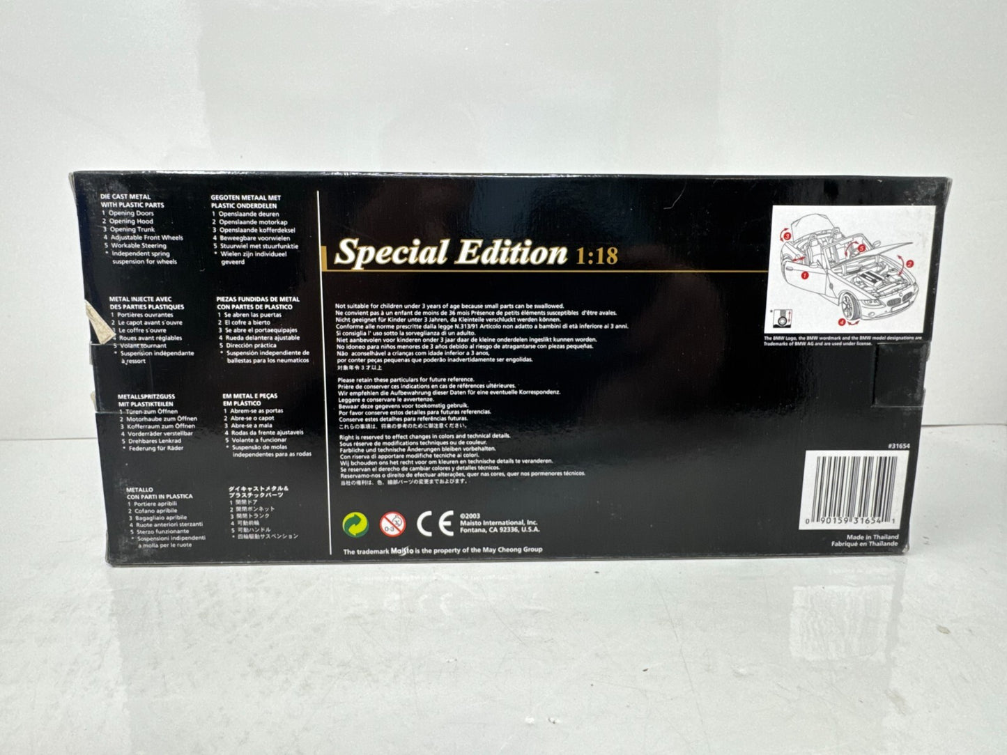 Maisto BMW Z4 Special Edition 1:18 Diecast