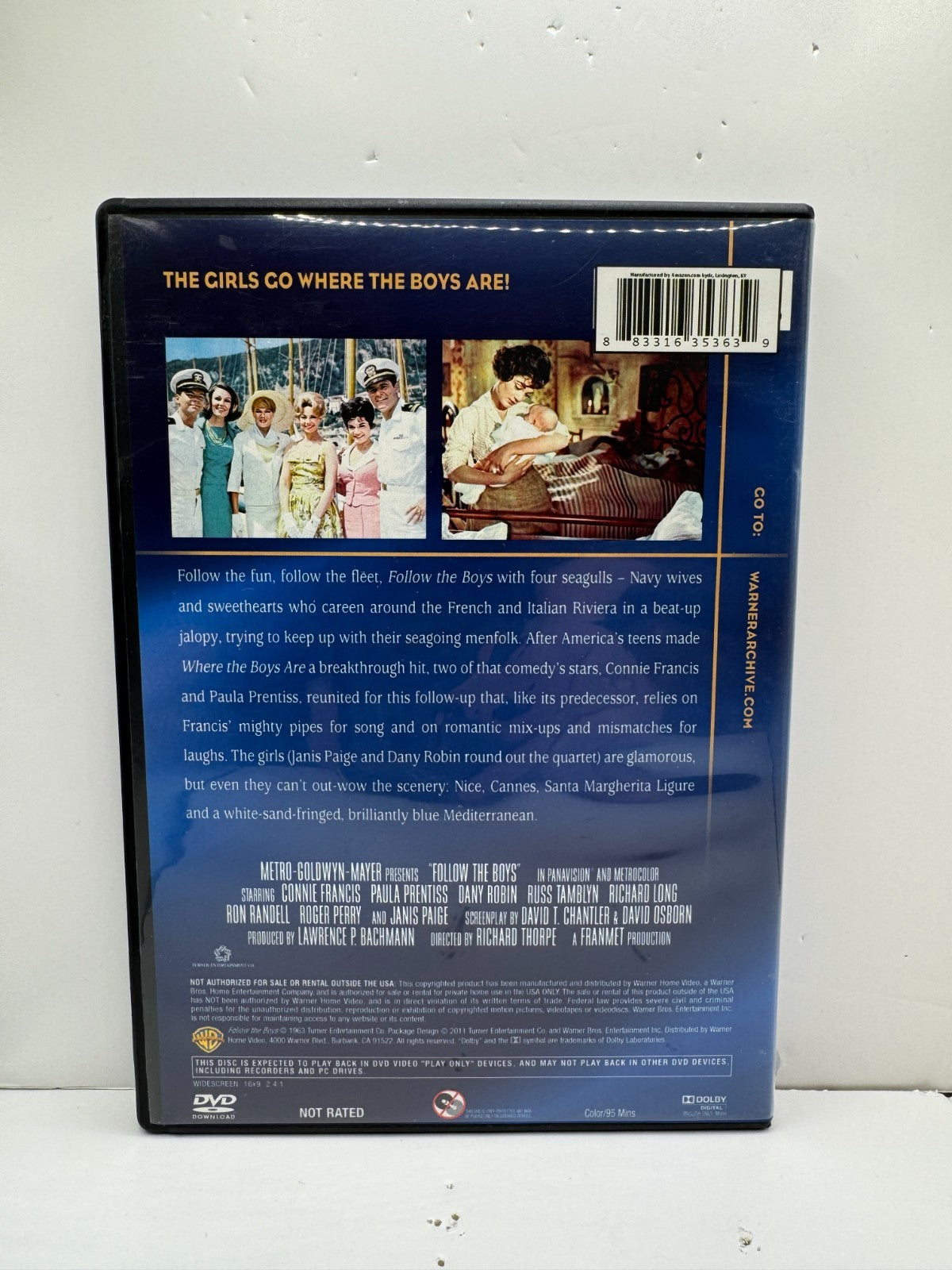 Follow the Boys (DVD) Connie Francis Drama