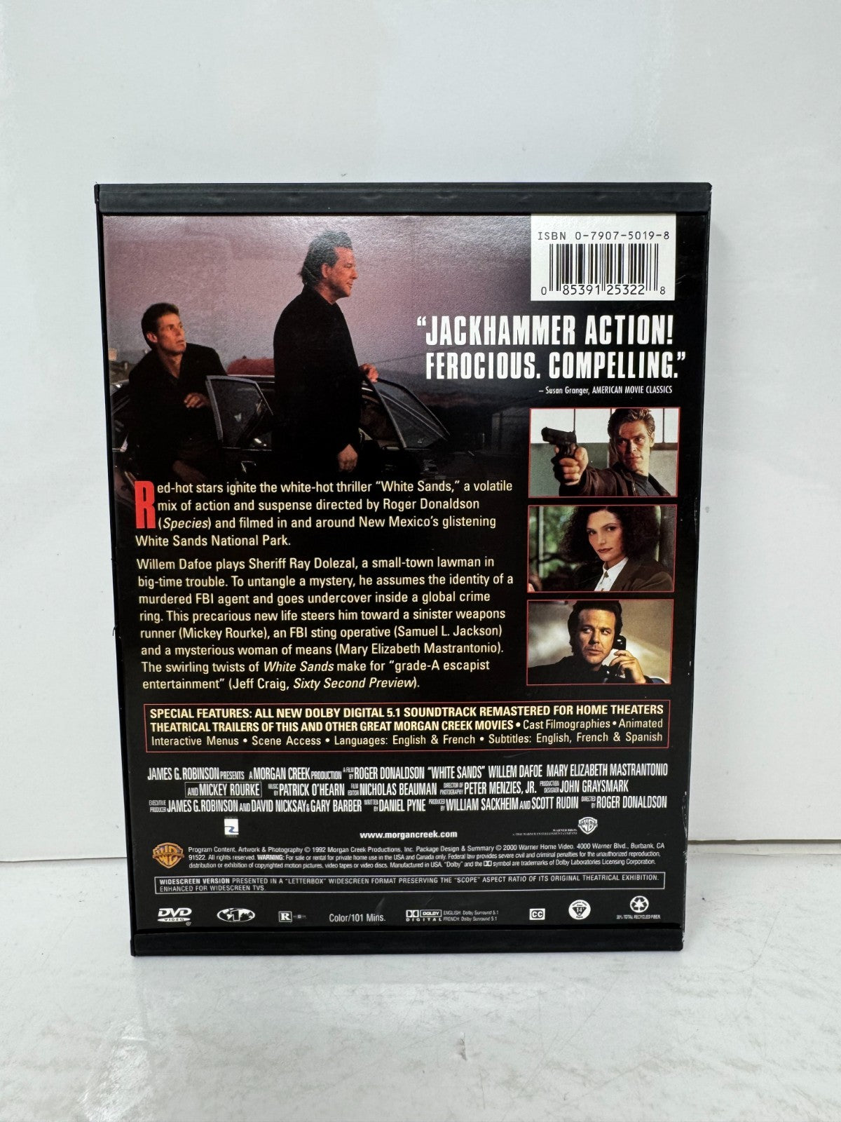 White Sands (DVD) Thriller Good Condition!!!