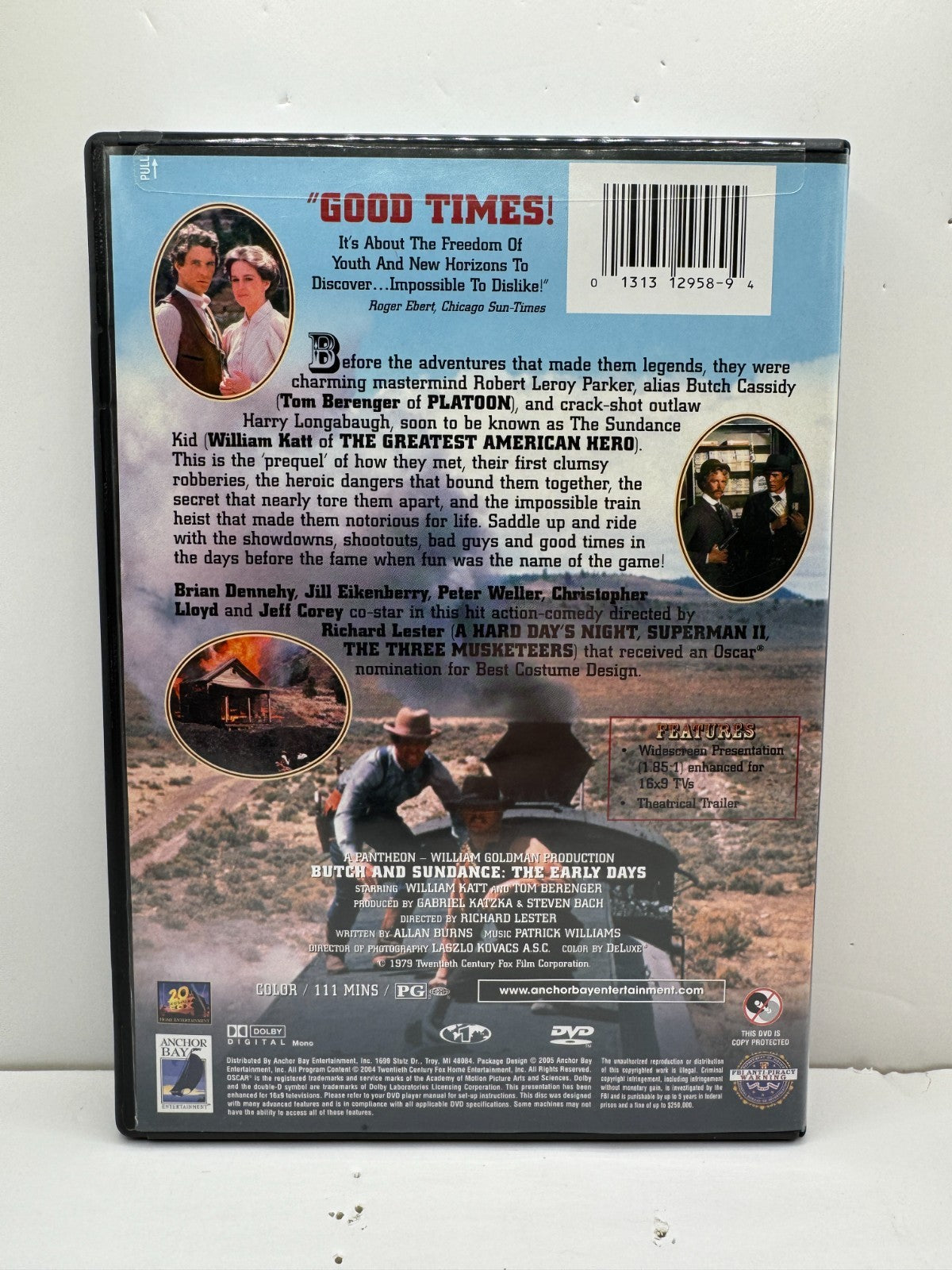 Butch and Sundance: The Early Days (DVD) Tom Berenger Western