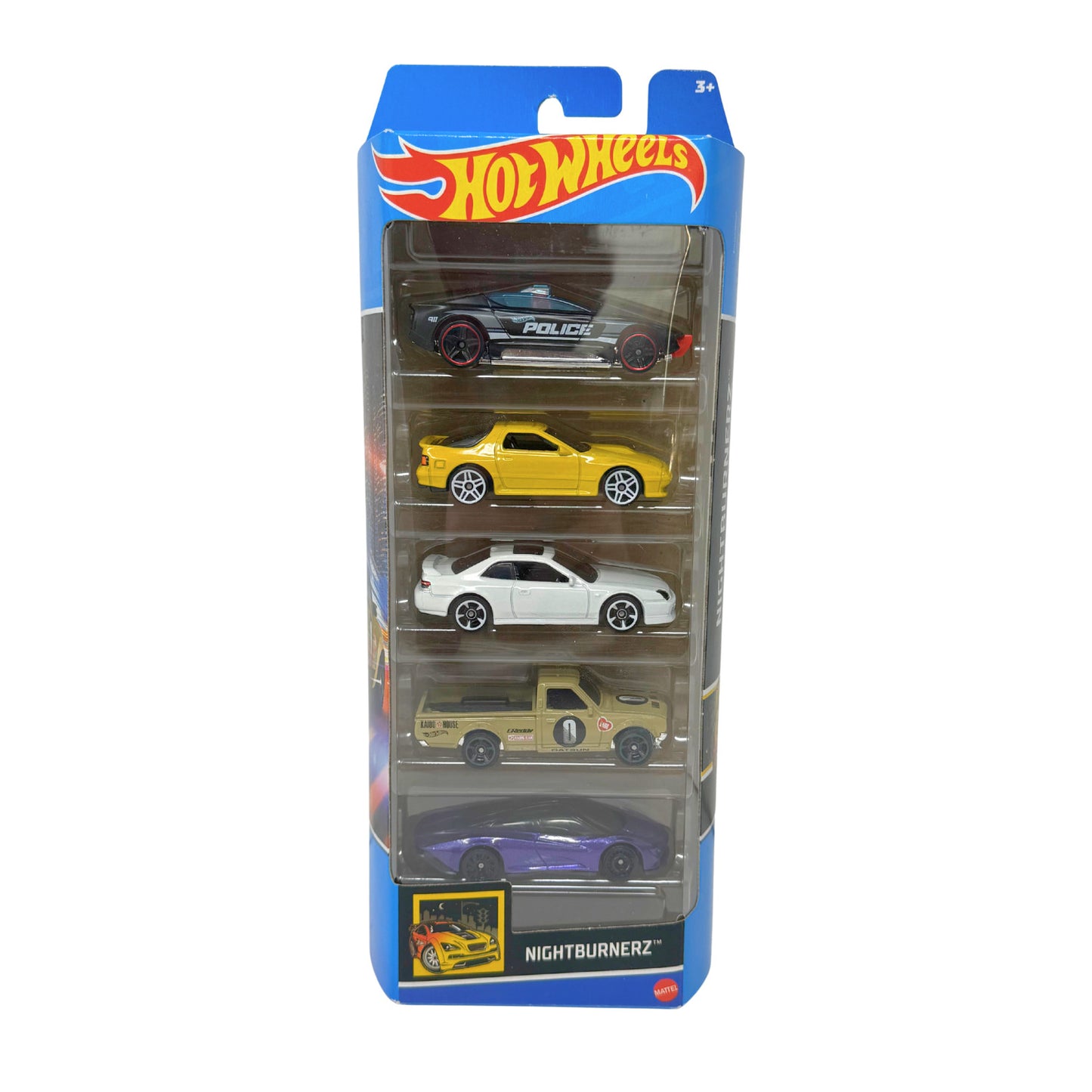 Hot Wheels Nightburnerz 5-Pack Gift Set 1:64 Diecast