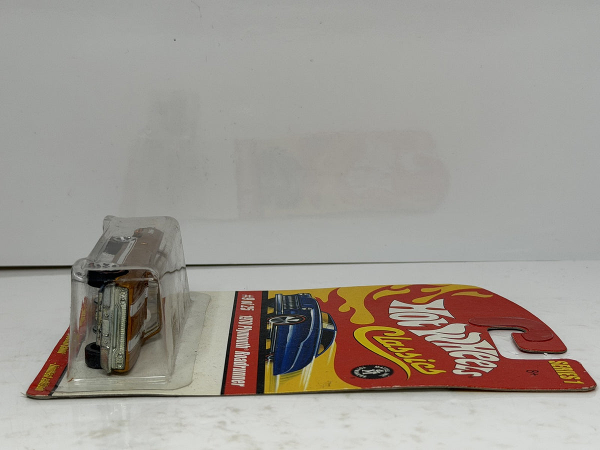 Hot Wheels Classics Series 1 1970 Plymouth Roadrunner 1:64 Diecast Gold