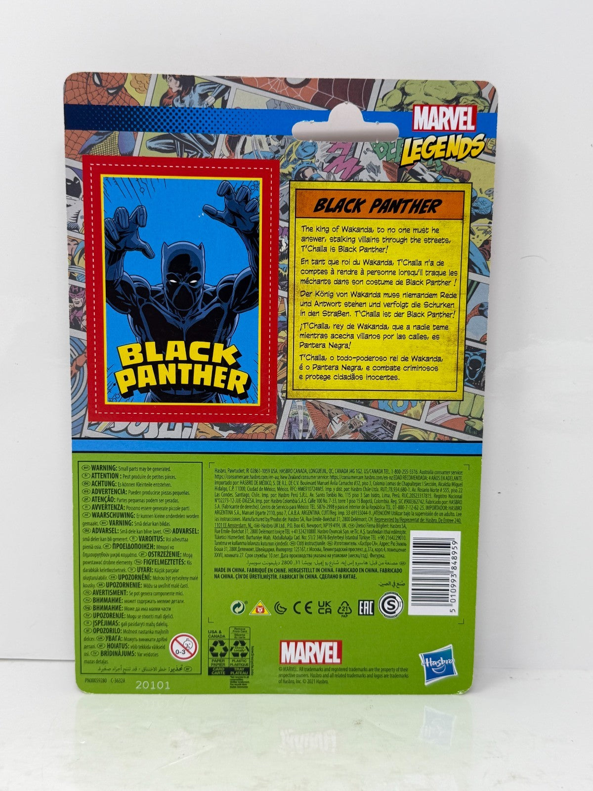 Marvel Legends Retro Kenner 3.75" Black Panther Action Figure