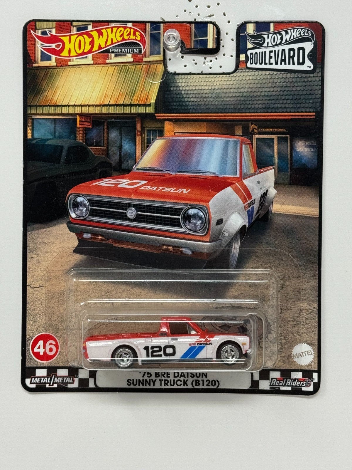 Hot Wheels Premium Boulevard #46 1975 Bre Datsun Sunny Truck (B120) 1:64 Diecast