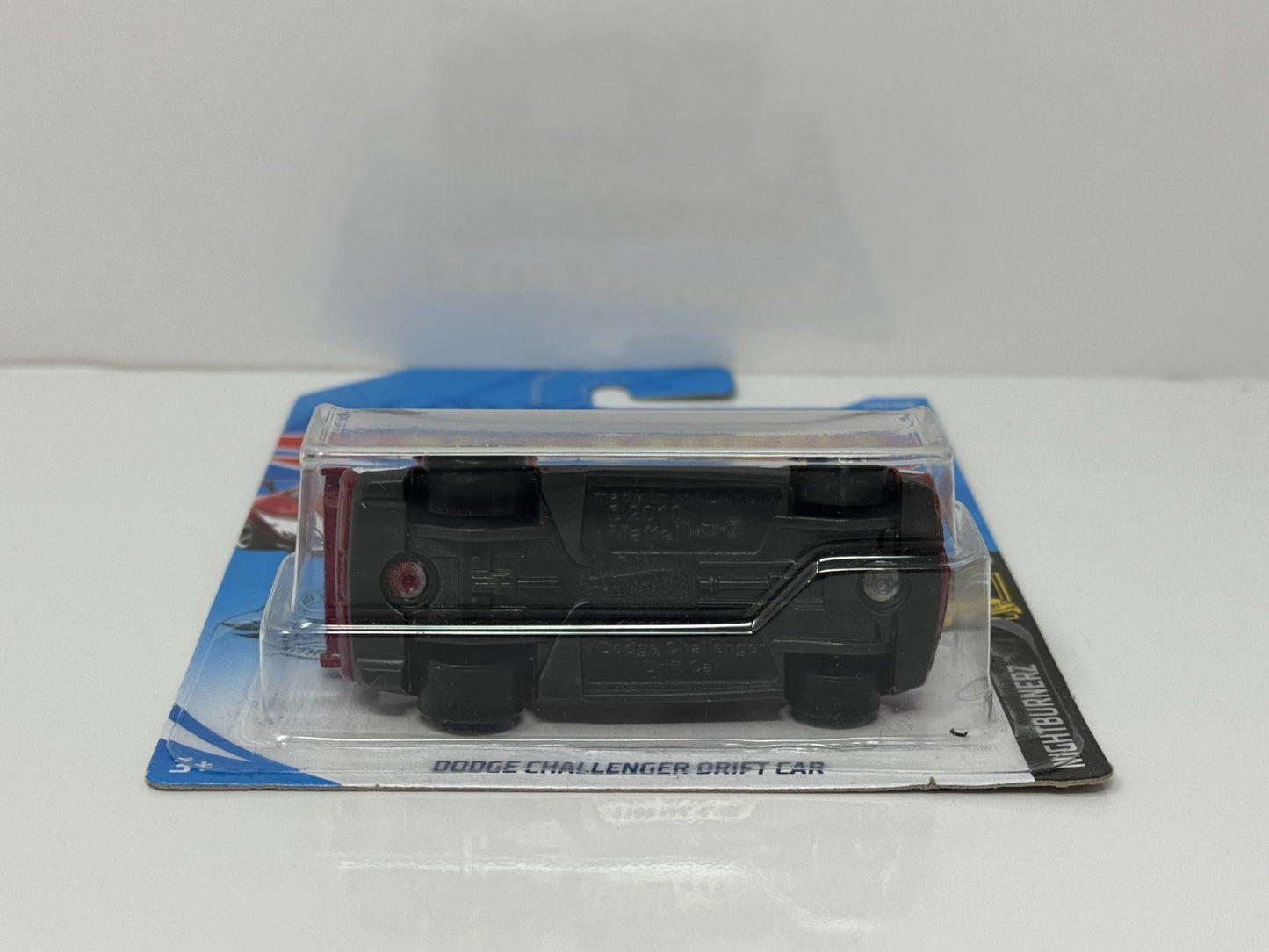 Hot Wheels Nightburnerz Dodge Challenger Drift Car 1:64 Diecast Red